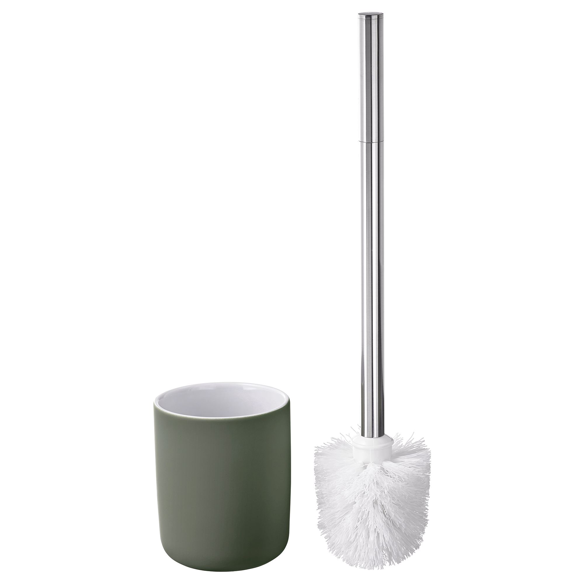 EKOLN IKEA Щетка для унитаза, серо-зеленый  (ТОВАР ВЫШЕЛ ИЗ АССОРТИМЕНТА)