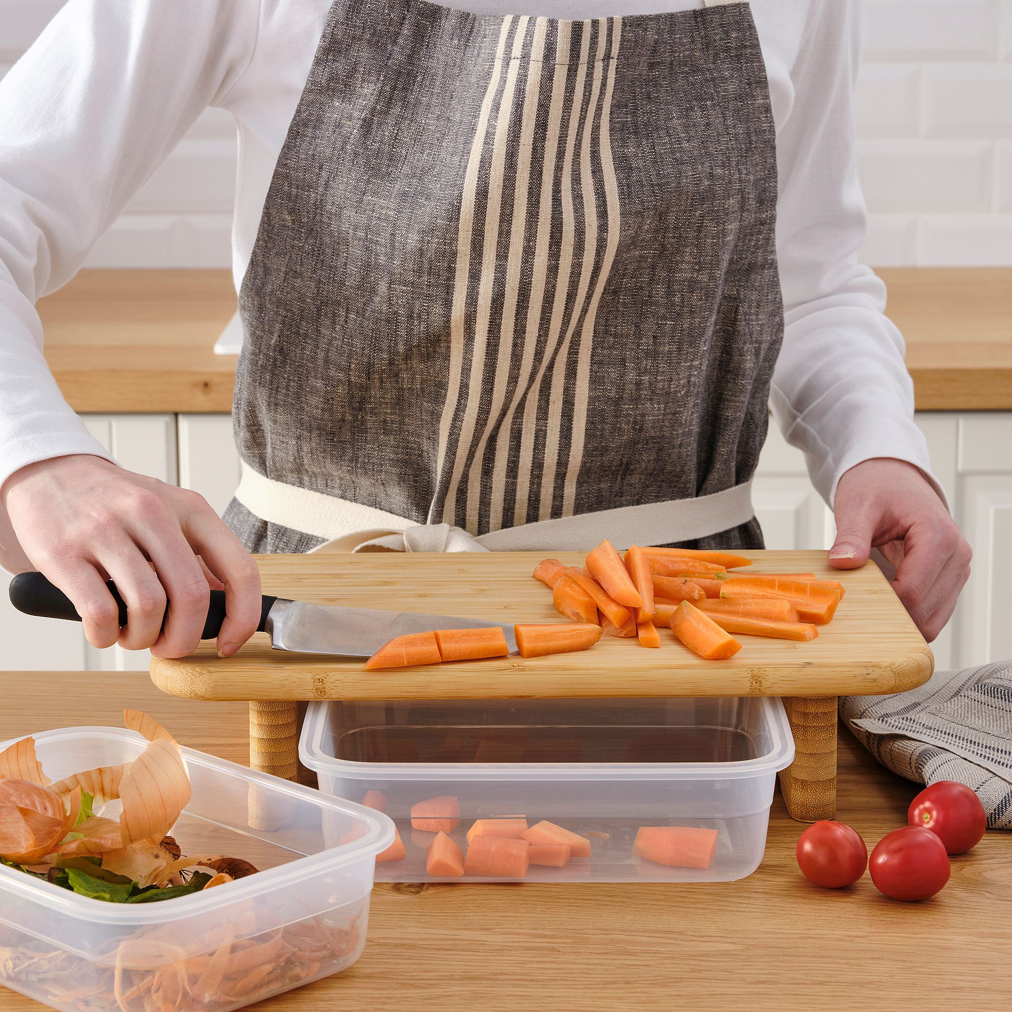 STOLTHET IKEA СТОЛТХЕТ Разделочная доска, бамбук, 35x22 см
