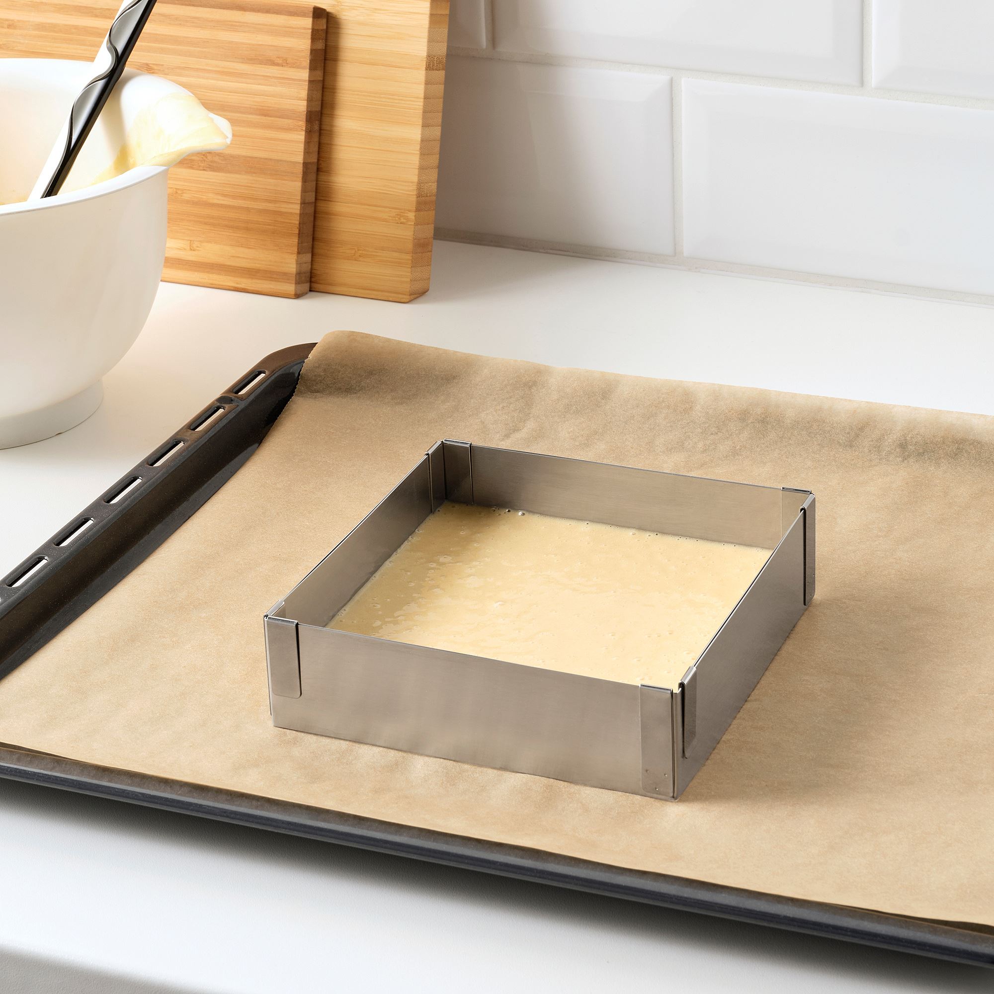 TARTBAK IKEA ТОРТБАК Рамка для выпечки, регулируемая, 30x30 см (ТОВАР ВЫШЕЛ ИЗ АССОРТИМЕНТА)