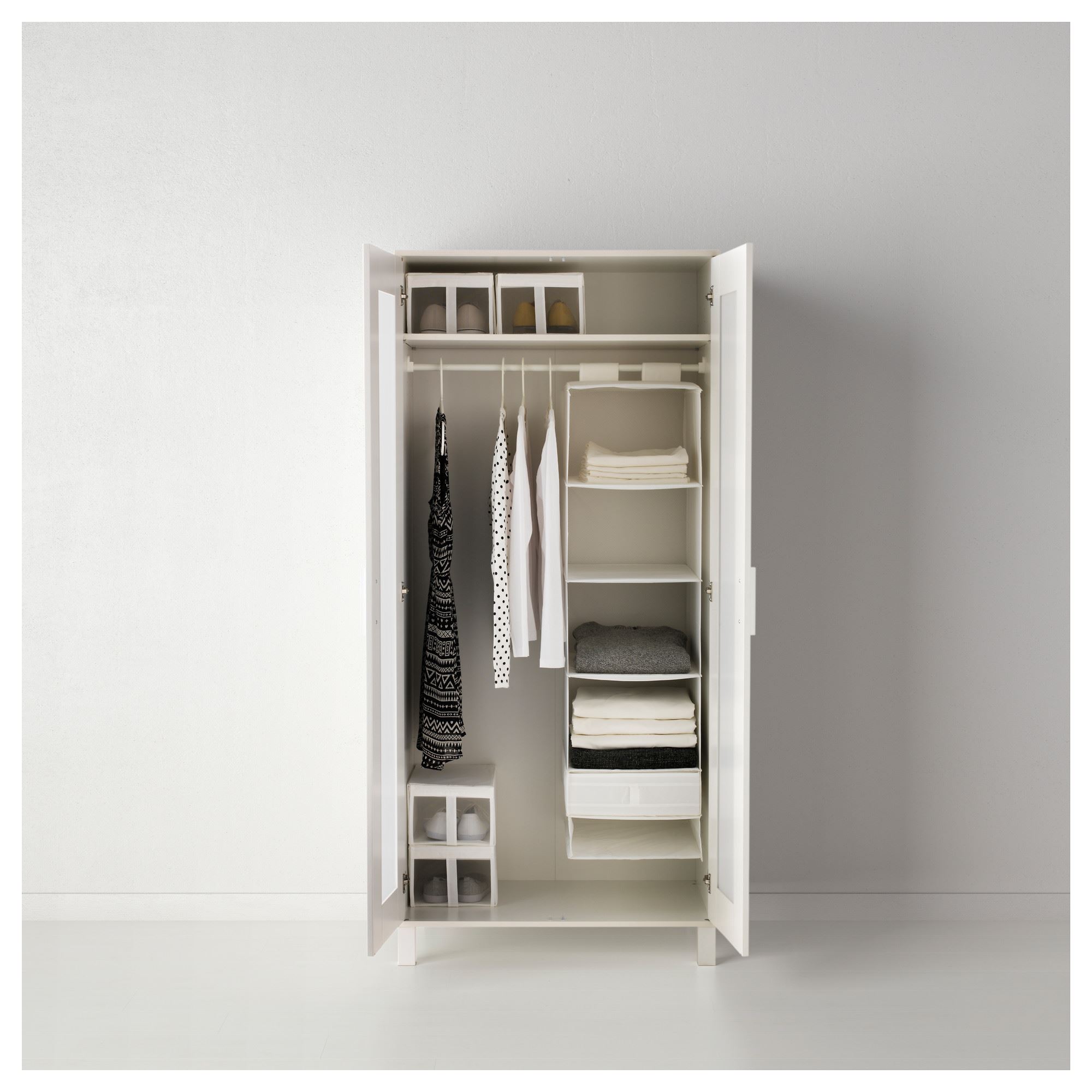SKUBB IKEA Модуль для хранения с 6 отделениями, белый 35x45x125 см