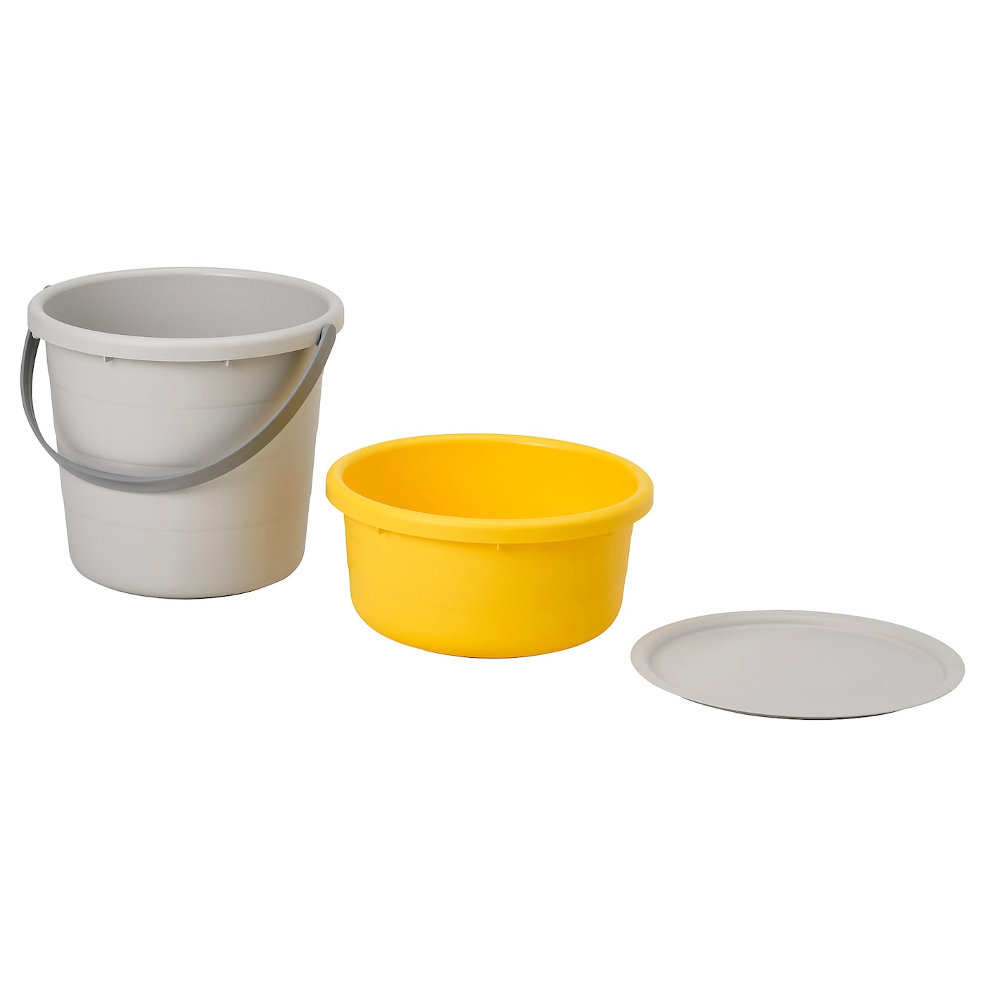 PEPPRIG IKEA Ведро с крышкой, 3 предм.  (ТОВАР ВЫШЕЛ ИЗ АССОРТИМЕНТА)