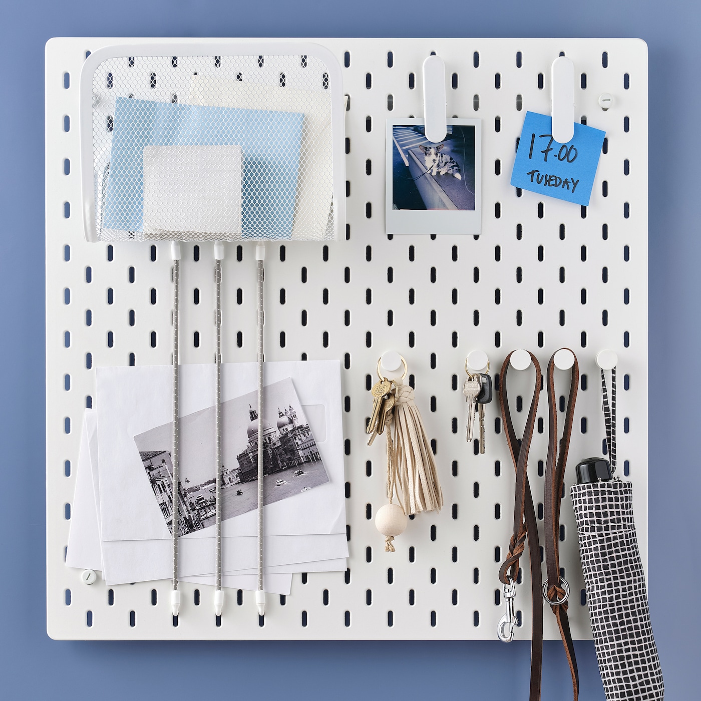 SKADIS IKEA СКОДИС Настенная панель, белый, 56x56 см