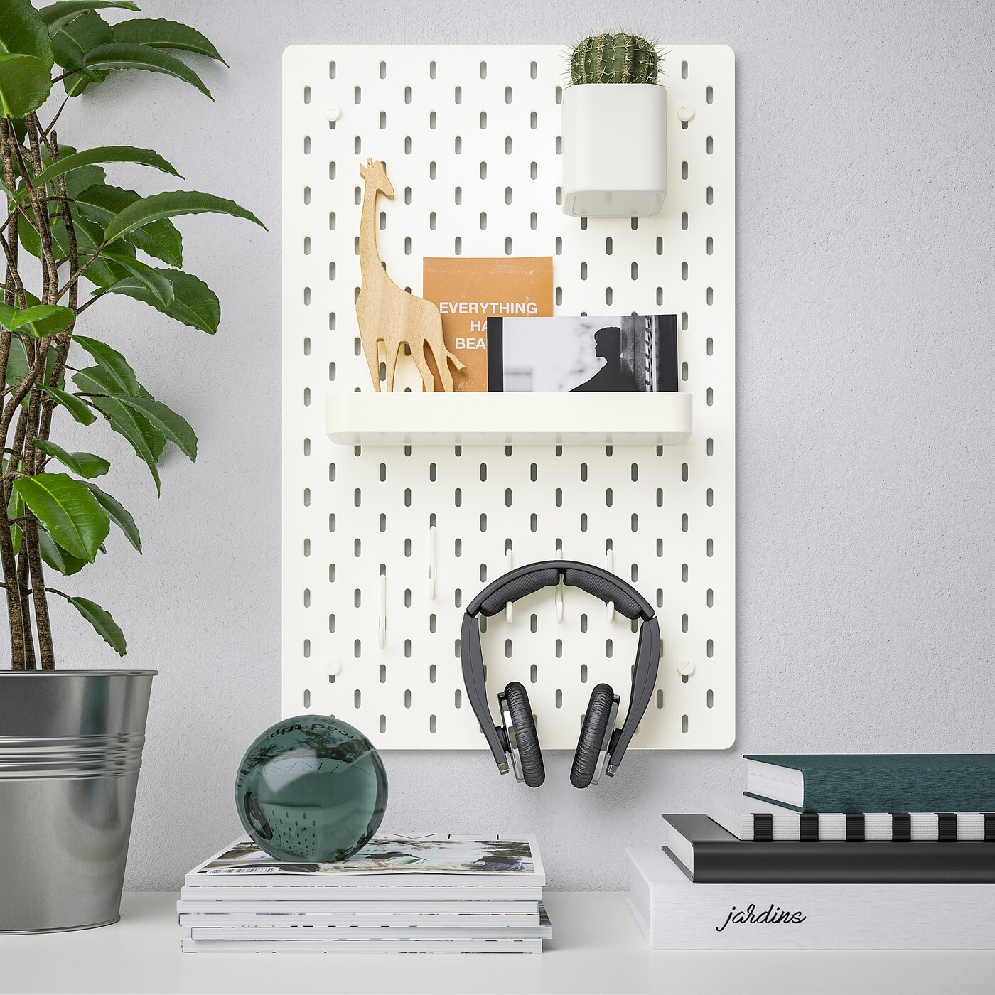 SKADIS IKEA СКОДИС Настенная панель, белый, 36x56 см