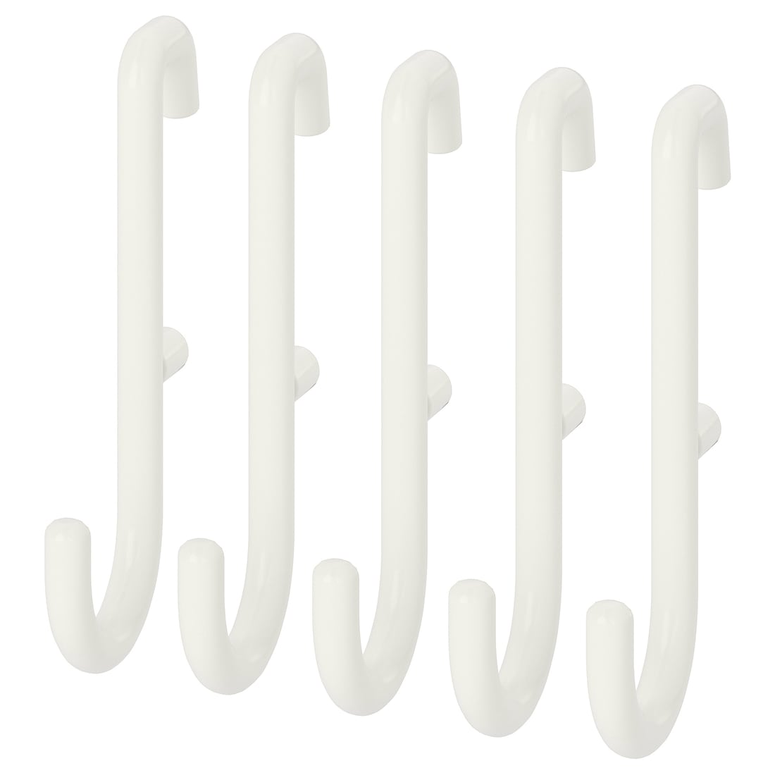 SKADIS IKEA СКОДИС Крючок, белый, 2.5х6 см, 5 шт.