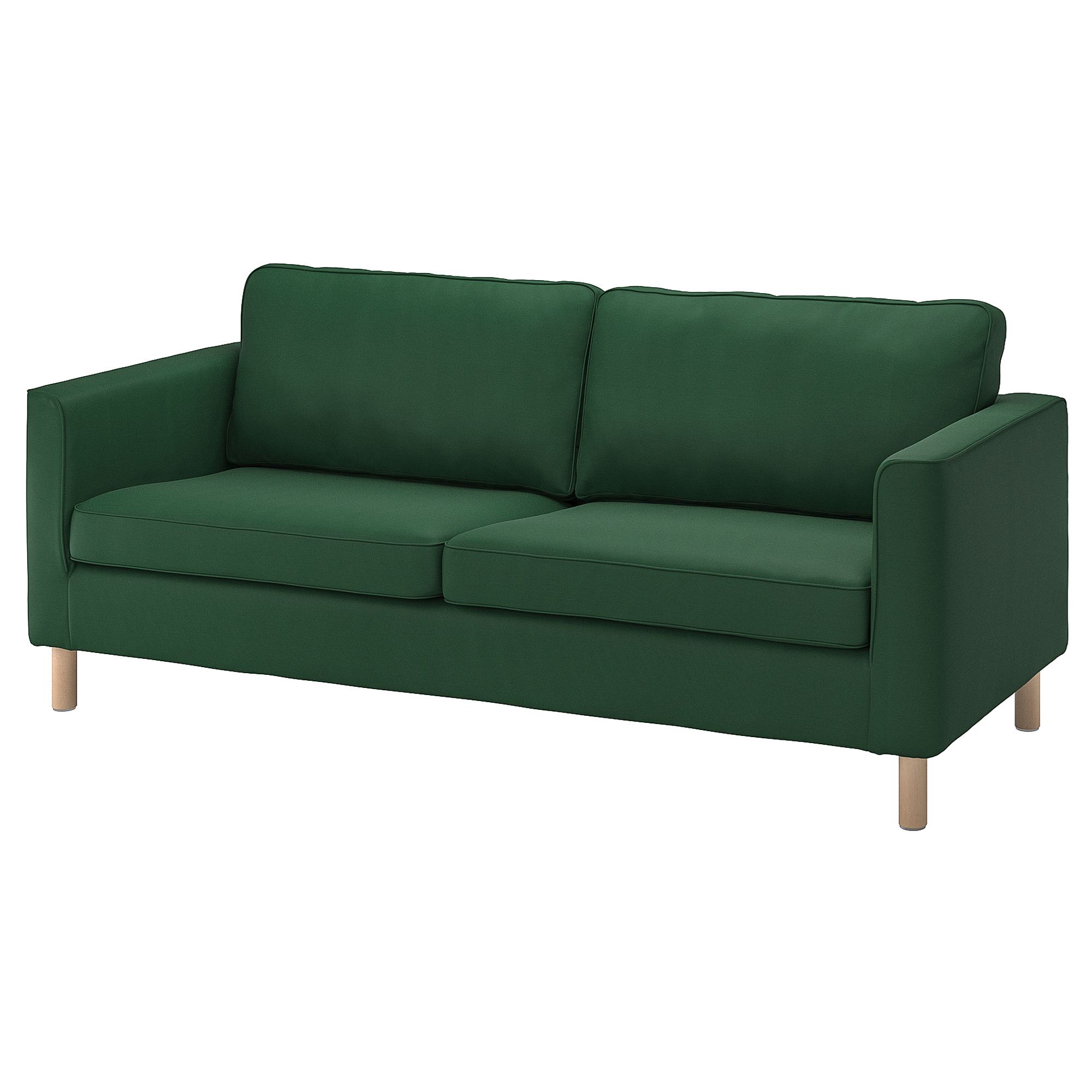 PARUP IKEA 3-местный диван, Visslie темно-зеленый  (ТОВАР ВЫШЕЛ ИЗ АССОРТИМЕНТА)