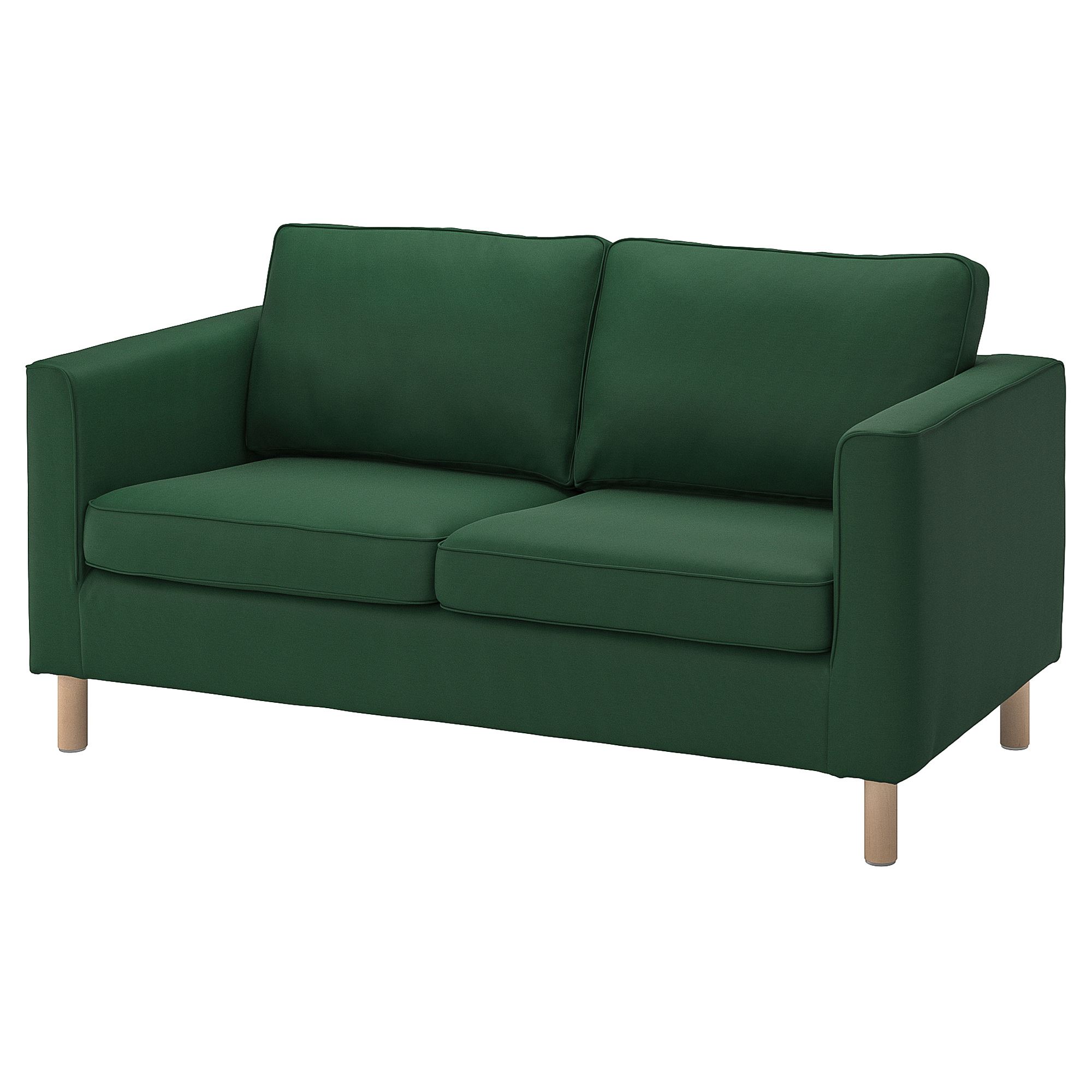 PARUP IKEA 2-местный диван, Vissle темно-зеленый  (ТОВАР ВЫШЕЛ ИЗ АССОРТИМЕНТА)