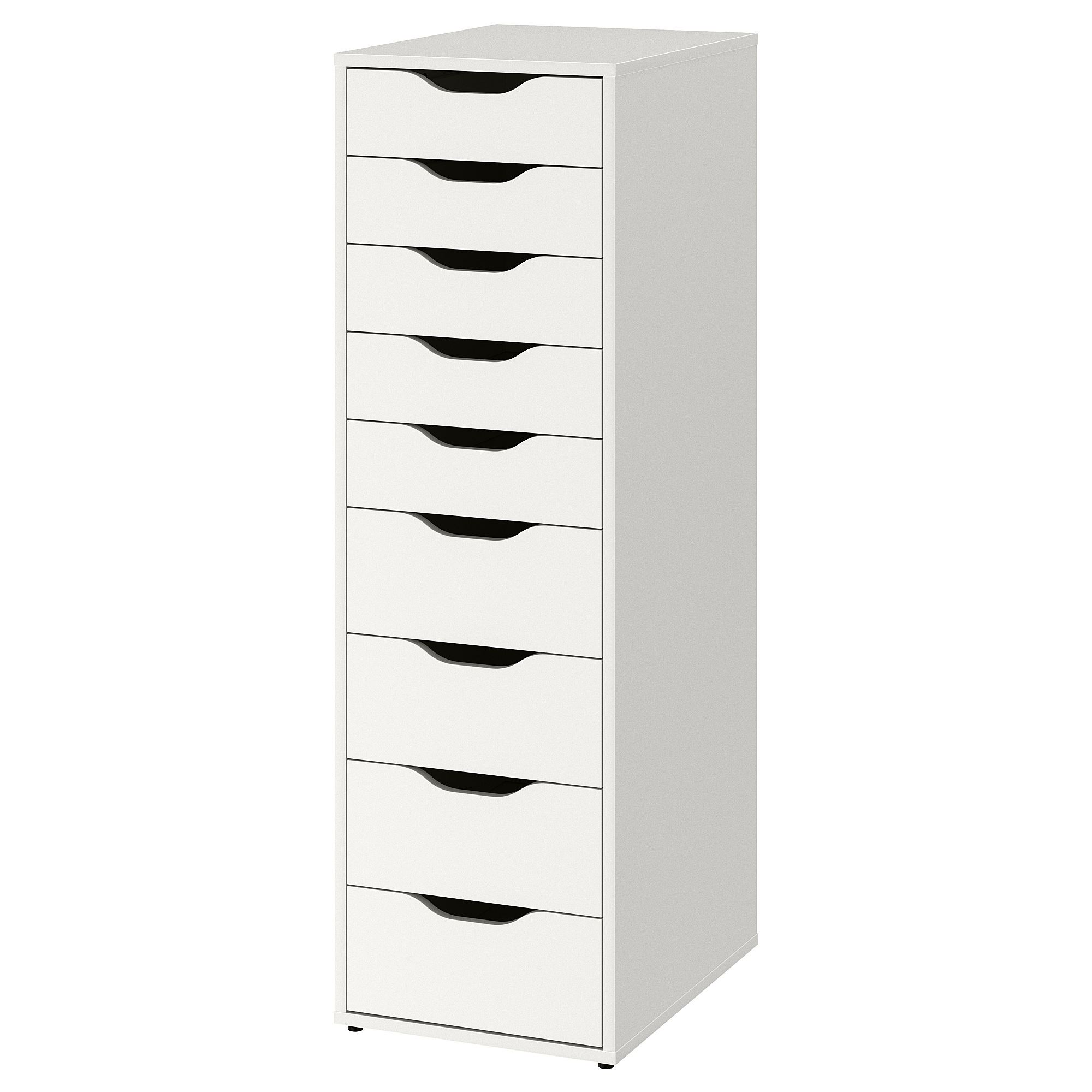 ALEX IKEA АЛЕКС Тумба с ящиками, белый, 36x116 см