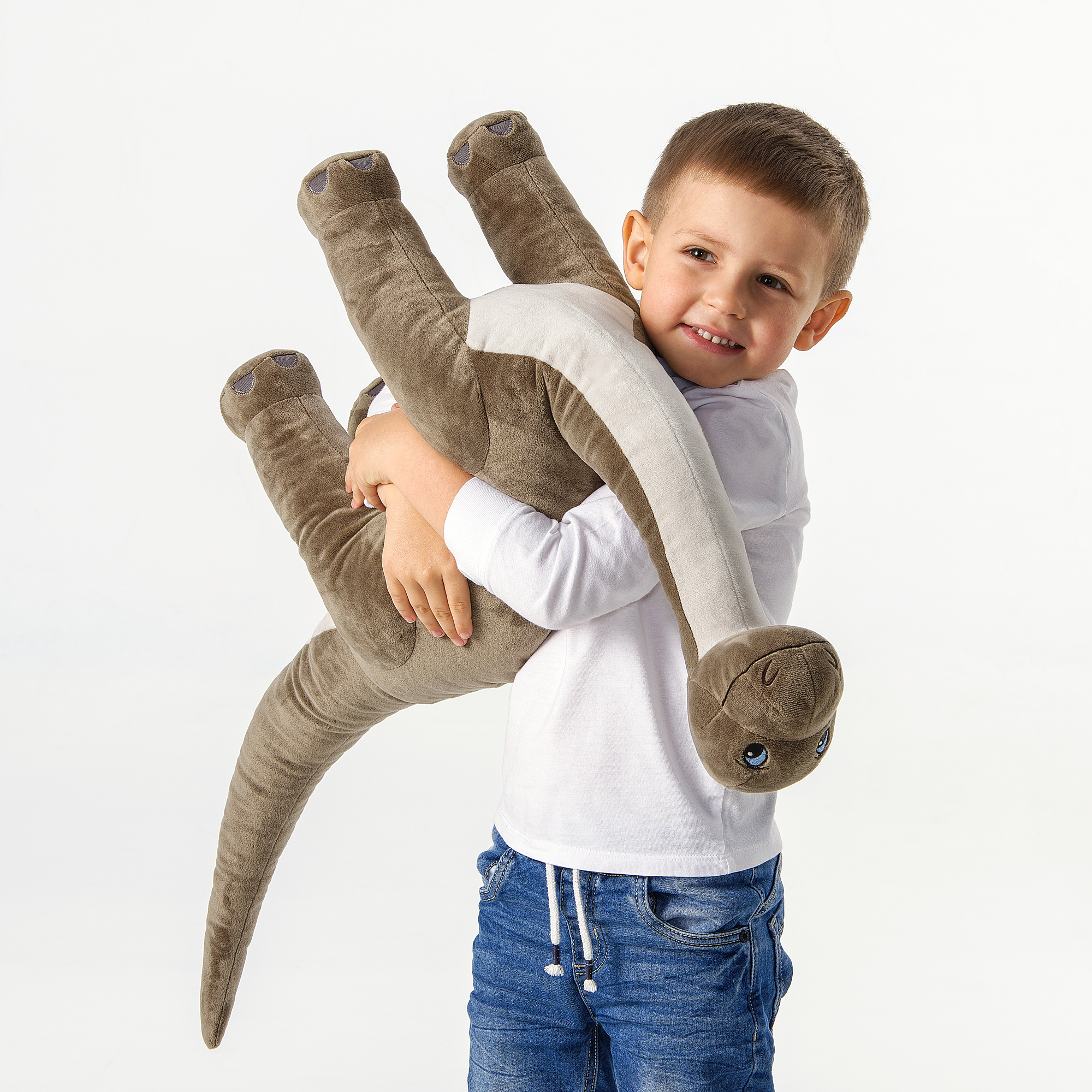 JATTELIK IKEA Мягкая игрушка, 90 см, динозавр/Бронтозавр  (ТОВАР ВЫШЕЛ ИЗ АССОРТИМЕНТА)