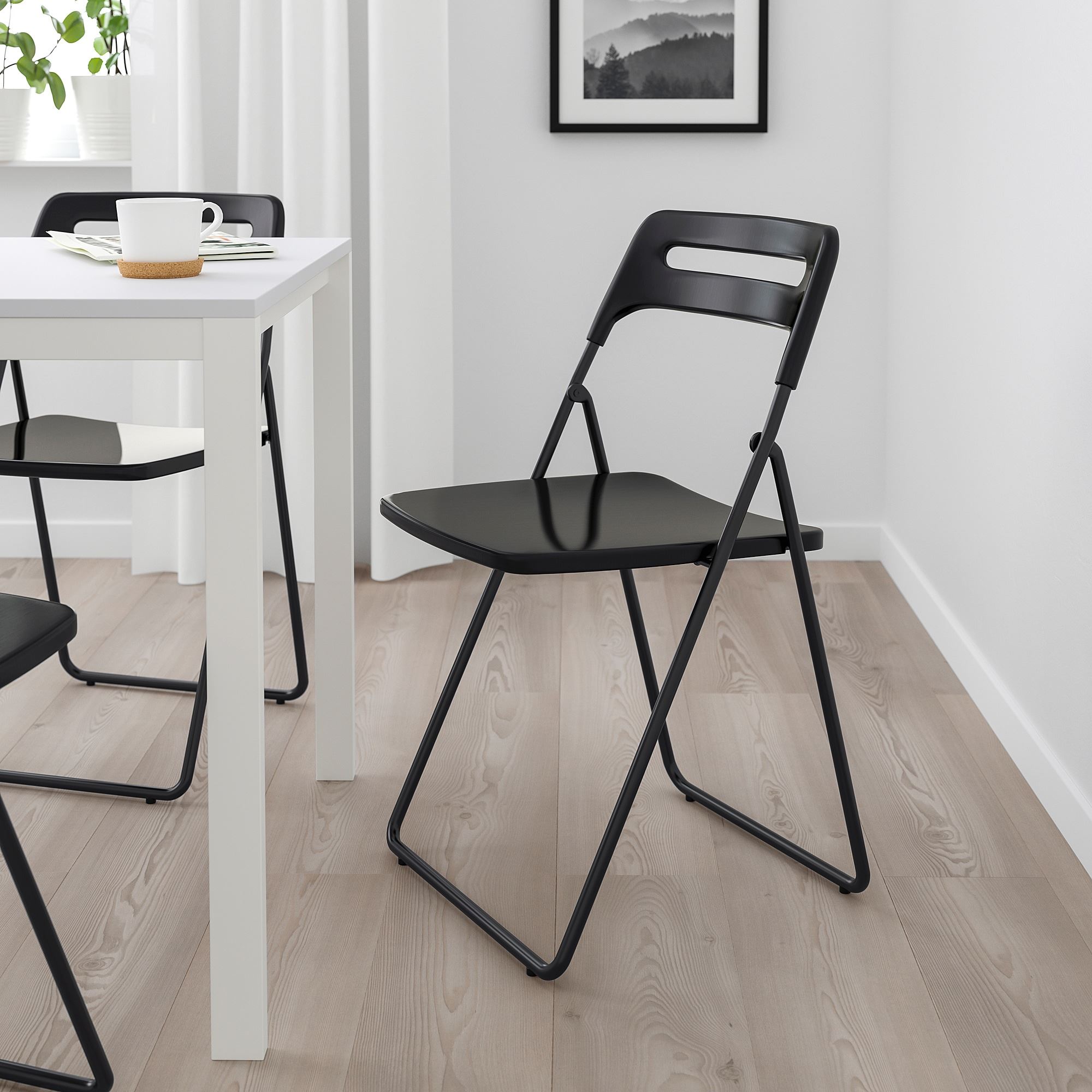 NISSE IKEA Стул складной, черный  (ТОВАР ВЫШЕЛ ИЗ АССОРТИМЕНТА)
