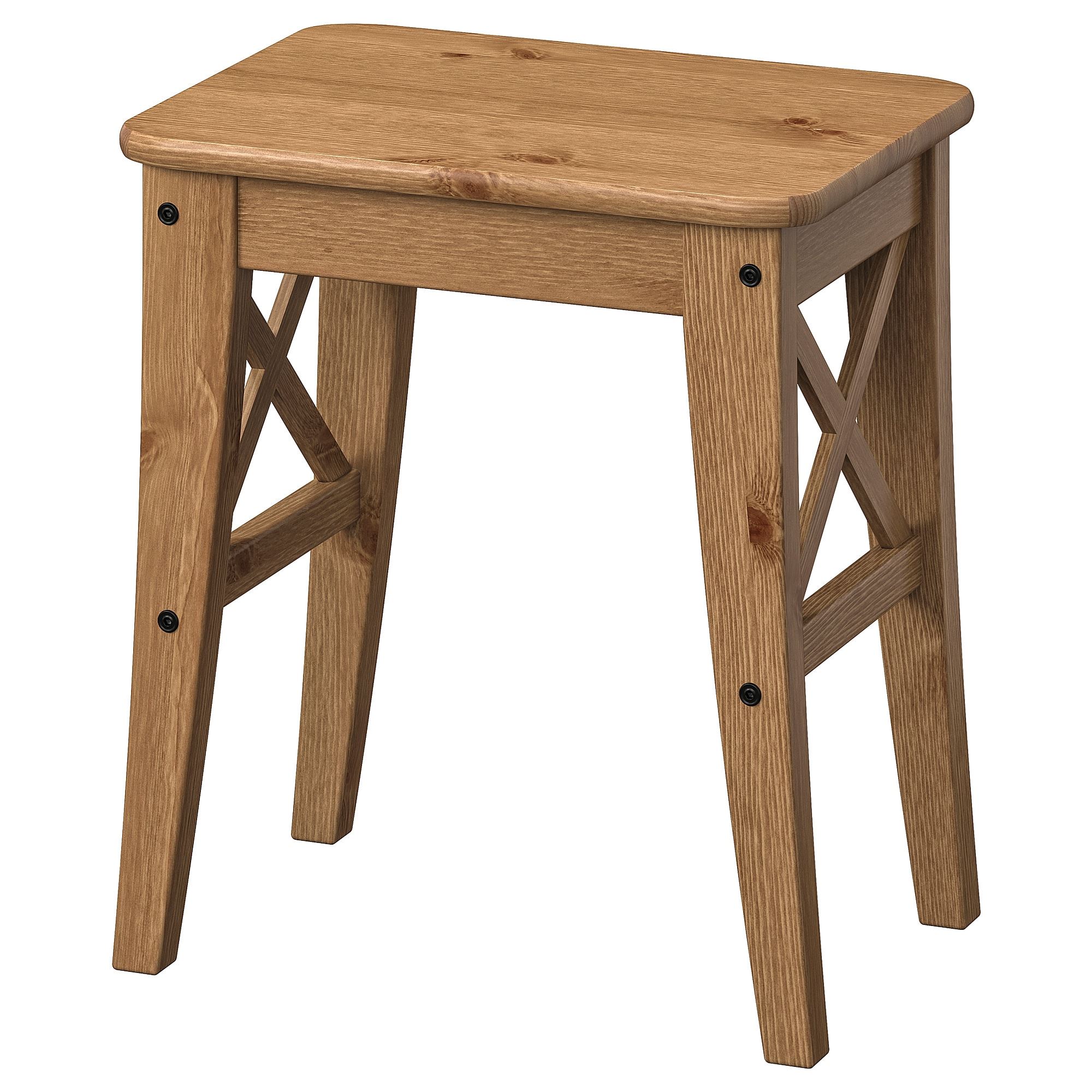 INGOLF IKEA ИНГОЛЬФ Табурет, морилка,антик  (ТОВАР ВЫШЕЛ ИЗ АССОРТИМЕНТА)
