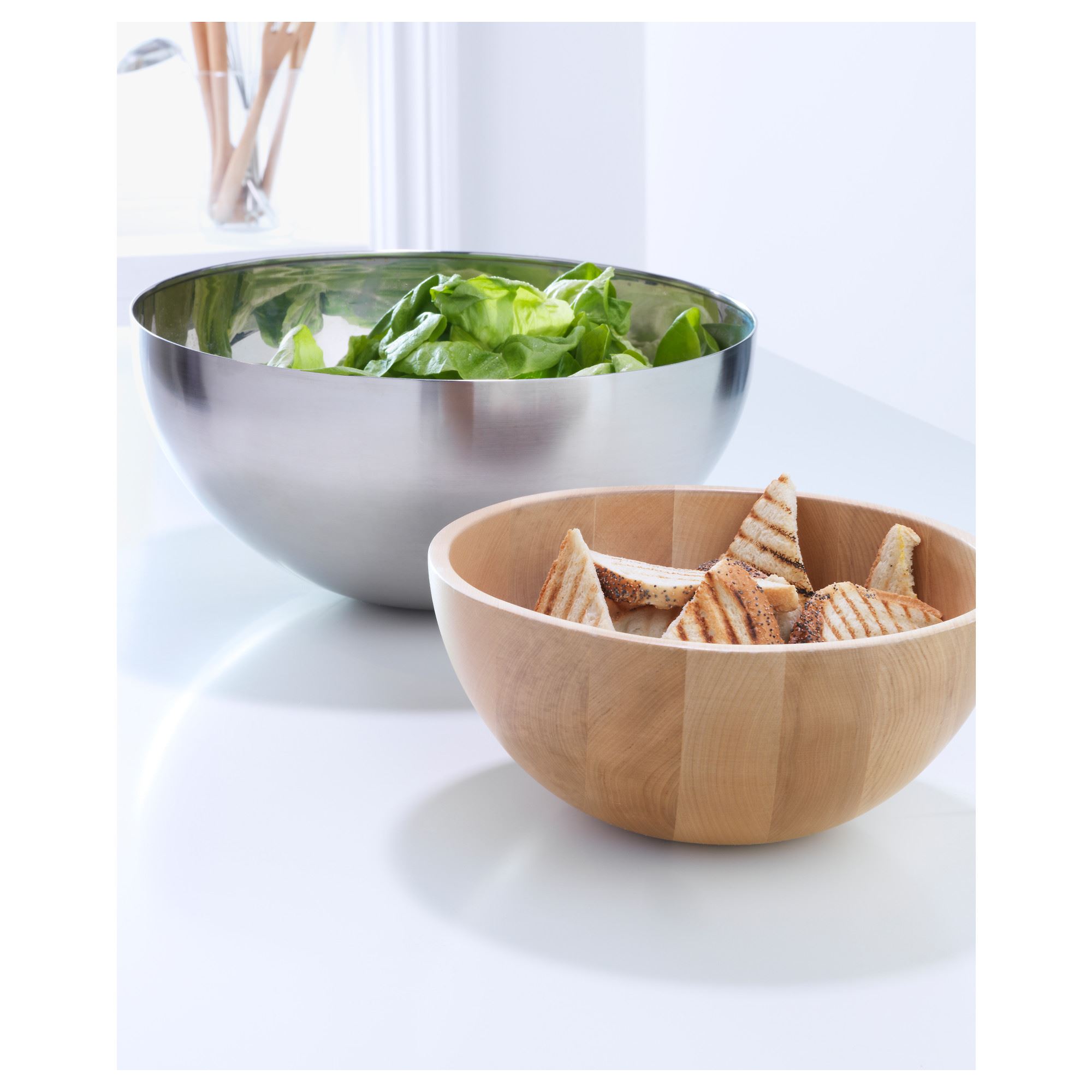 BLANDA IKEA Сервировочная миска, бамбук 20 см