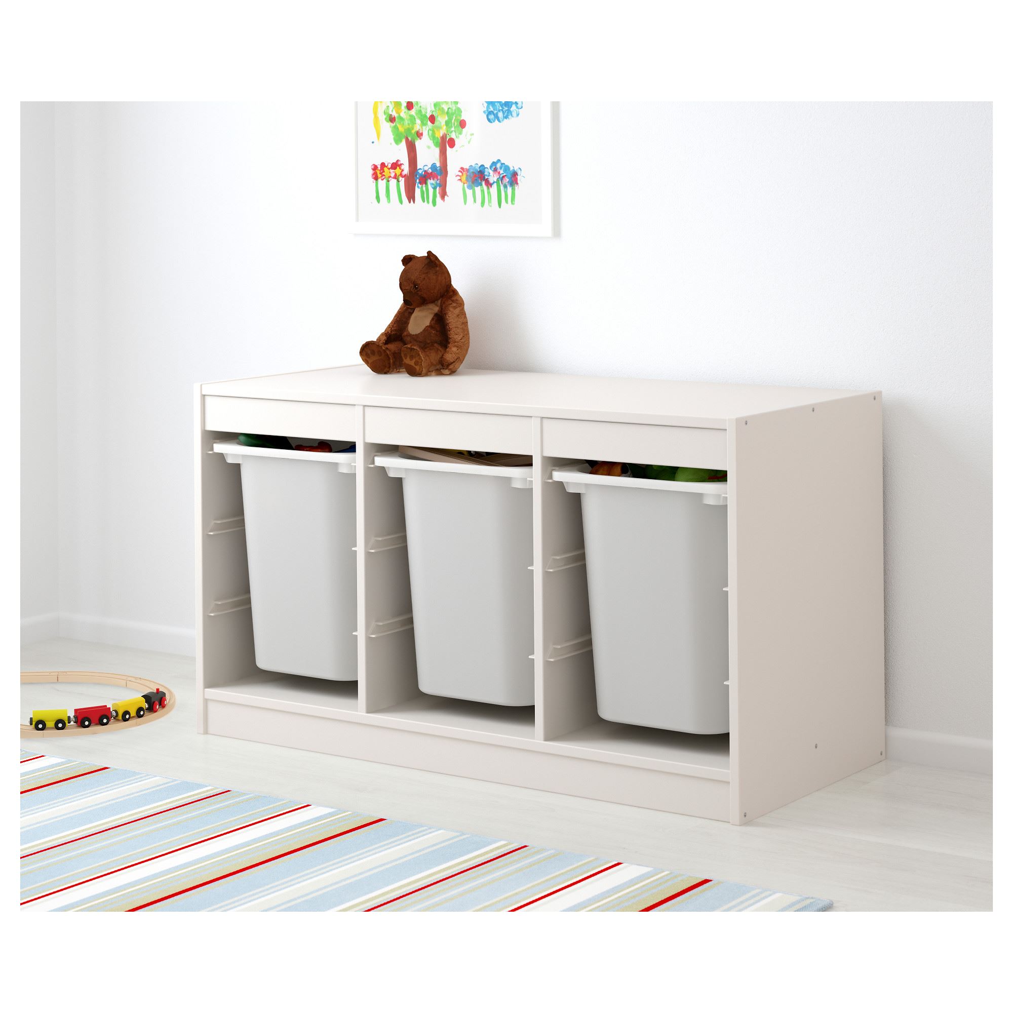 TROFAST IKEA Контейнер, белый, 42x30x36 см (ТОВАР ВЫШЕЛ ИЗ АССОРТИМЕНТА)