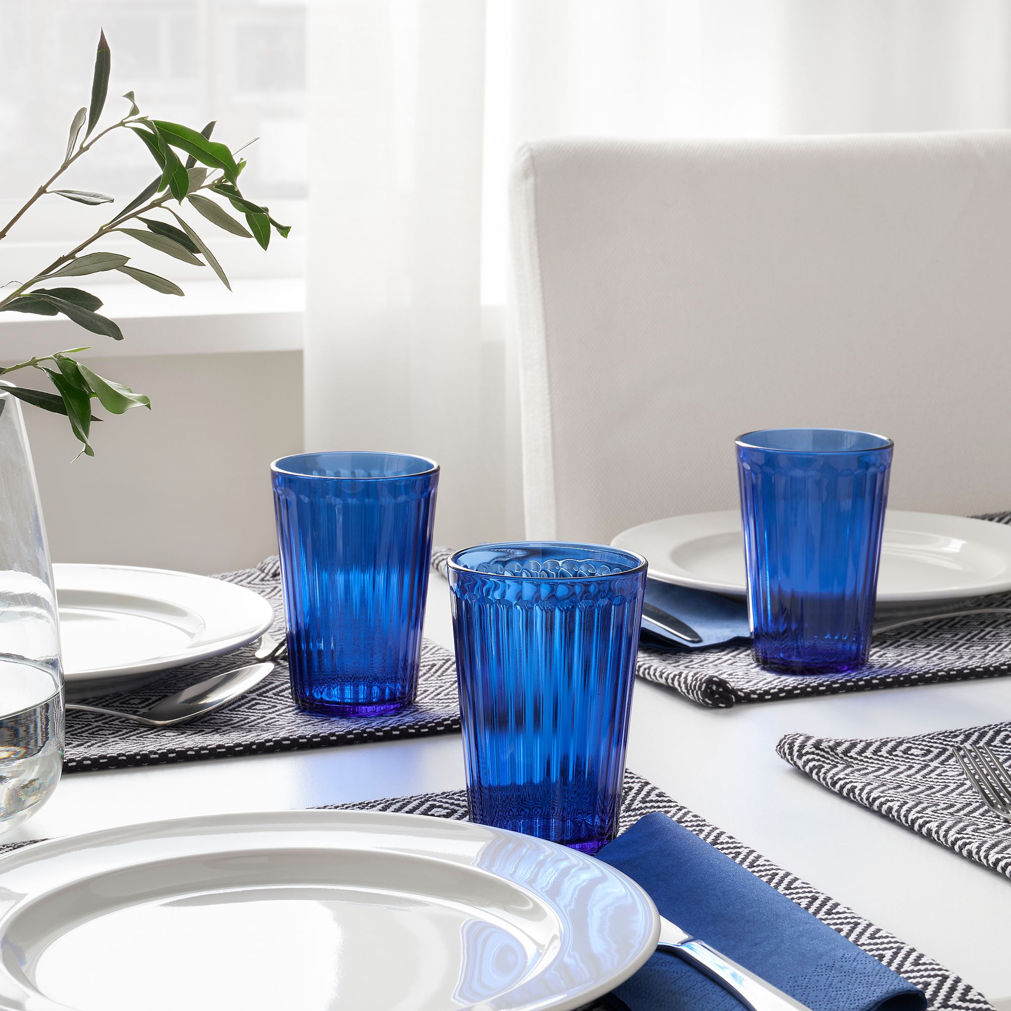 VARDAGEN IKEA Стакан, 310 мл, синий  (ТОВАР ВЫШЕЛ ИЗ АССОРТИМЕНТА)