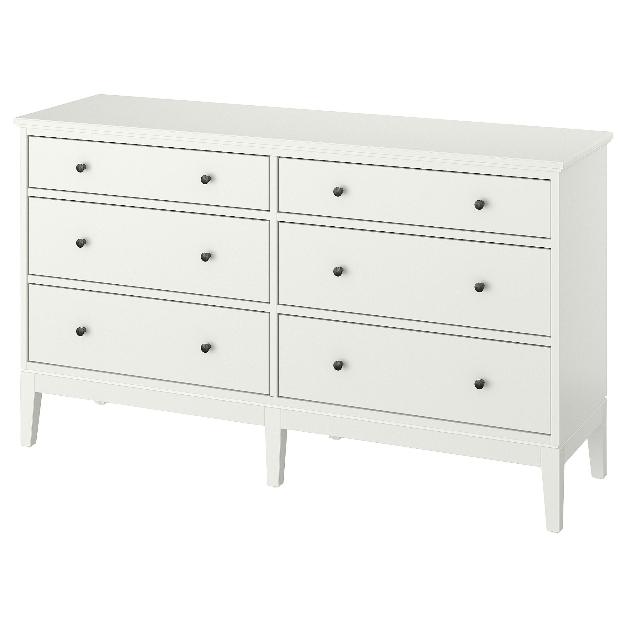 IDANAS IKEA Комод с 6 ящиками, 162x95 см, белый