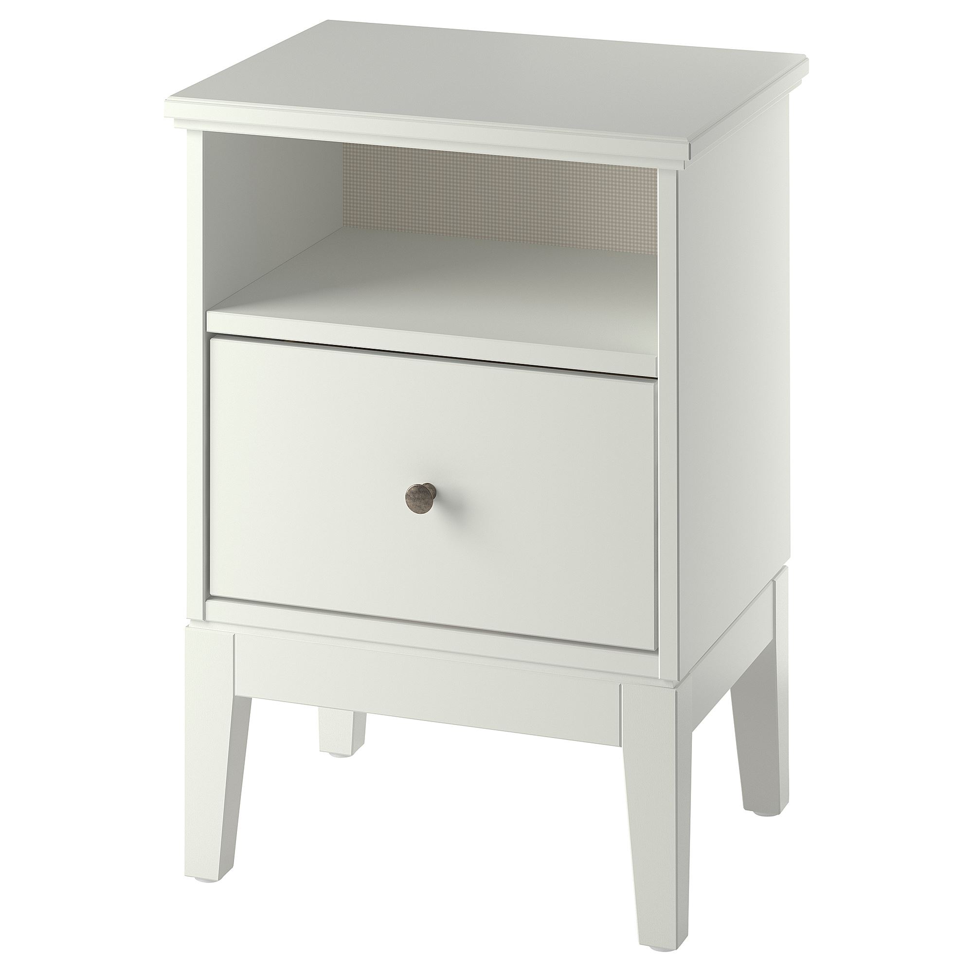 IDANAS IKEA Тумба прикроватная, 47x40 см, белый