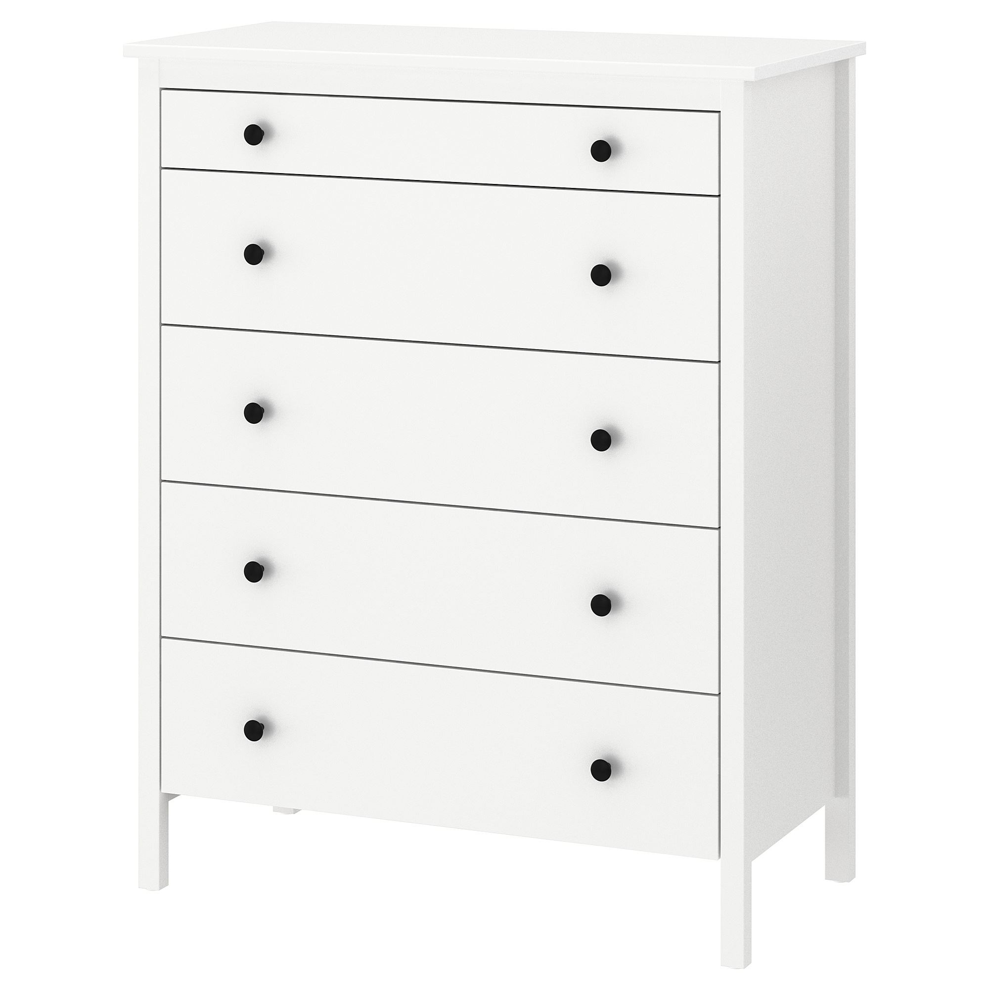 KOPPANG IKEA Комод с 5 ящиками, 90x114 см, белый