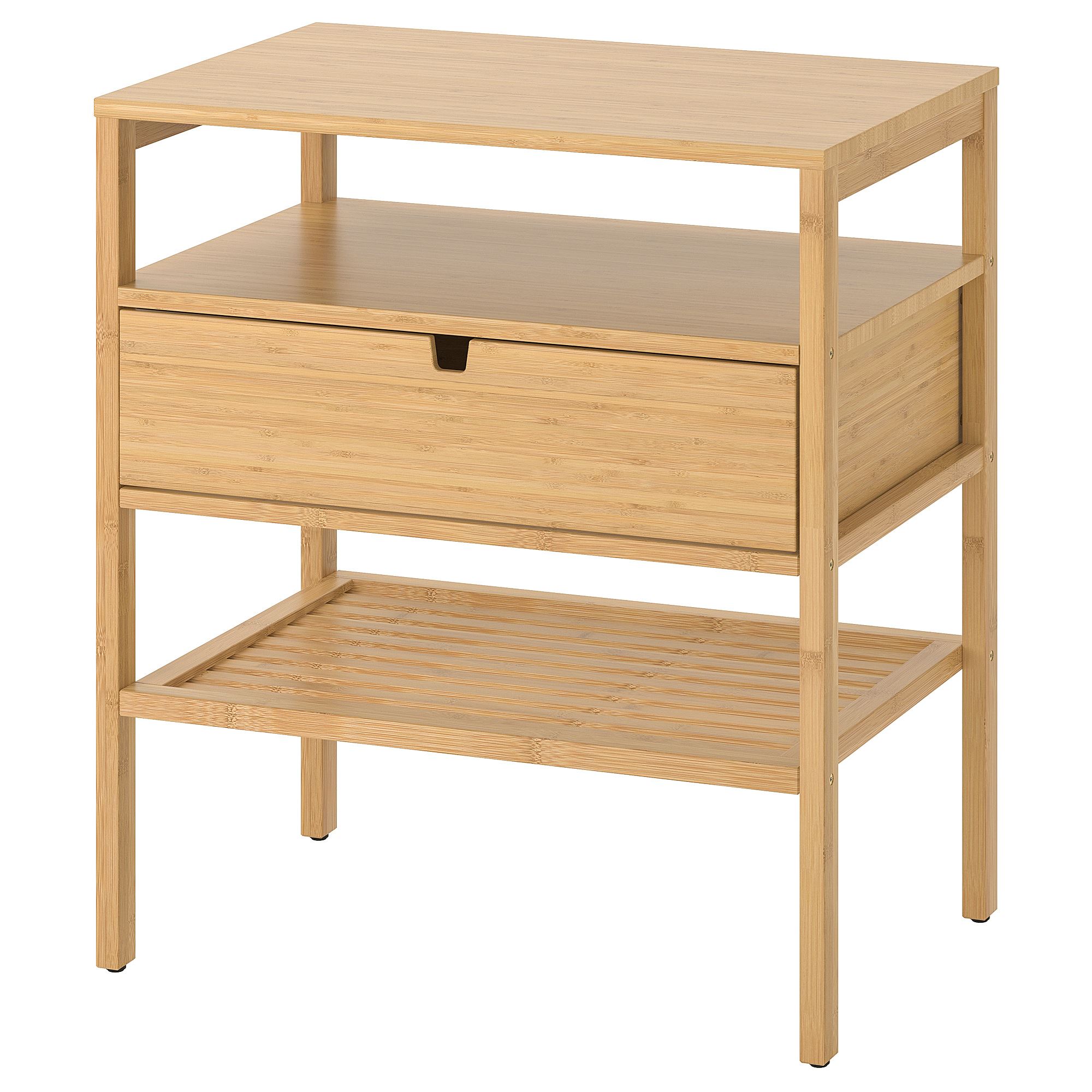 NORDKISA IKEA Тумба прикроватная, 60x40 см, бамбук