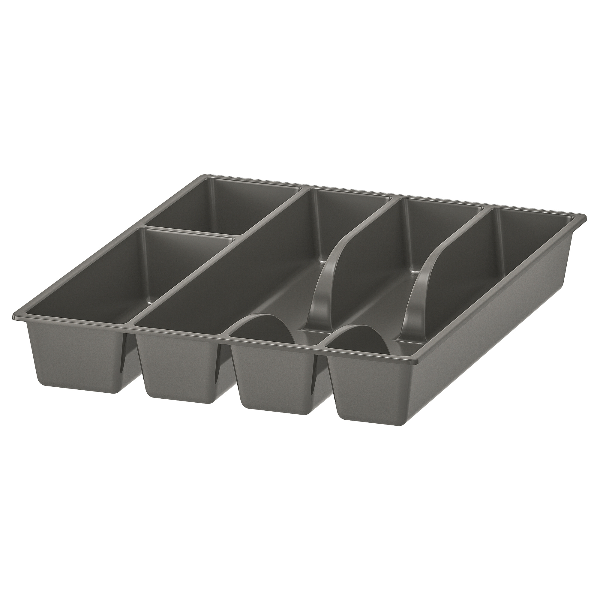 SMACKER IKEA Лоток для столовых приборов, 31x26 см, серый