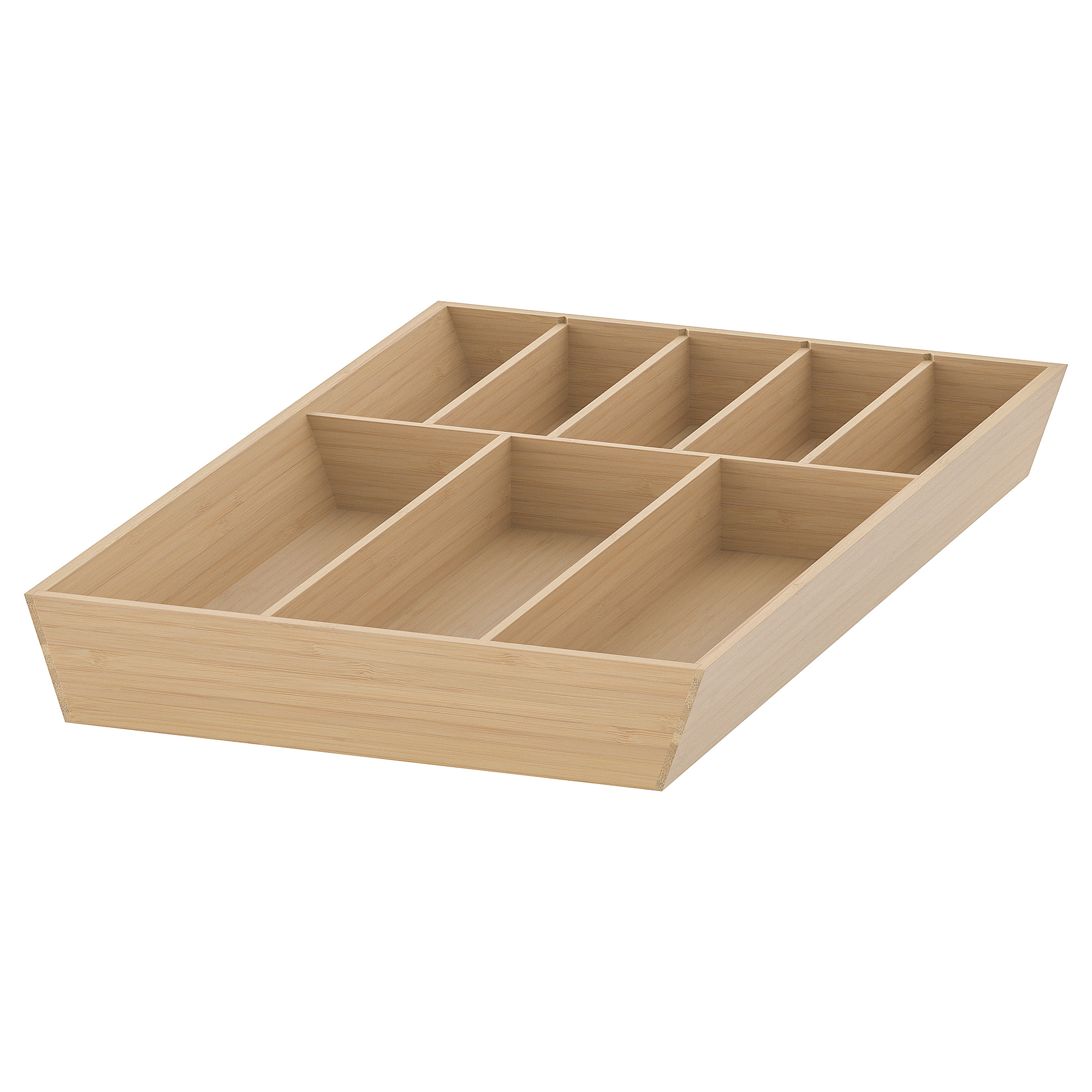 UPPDATERA IKEA Лоток для столовых приборов, 32x50 см,, светлый бамбук
