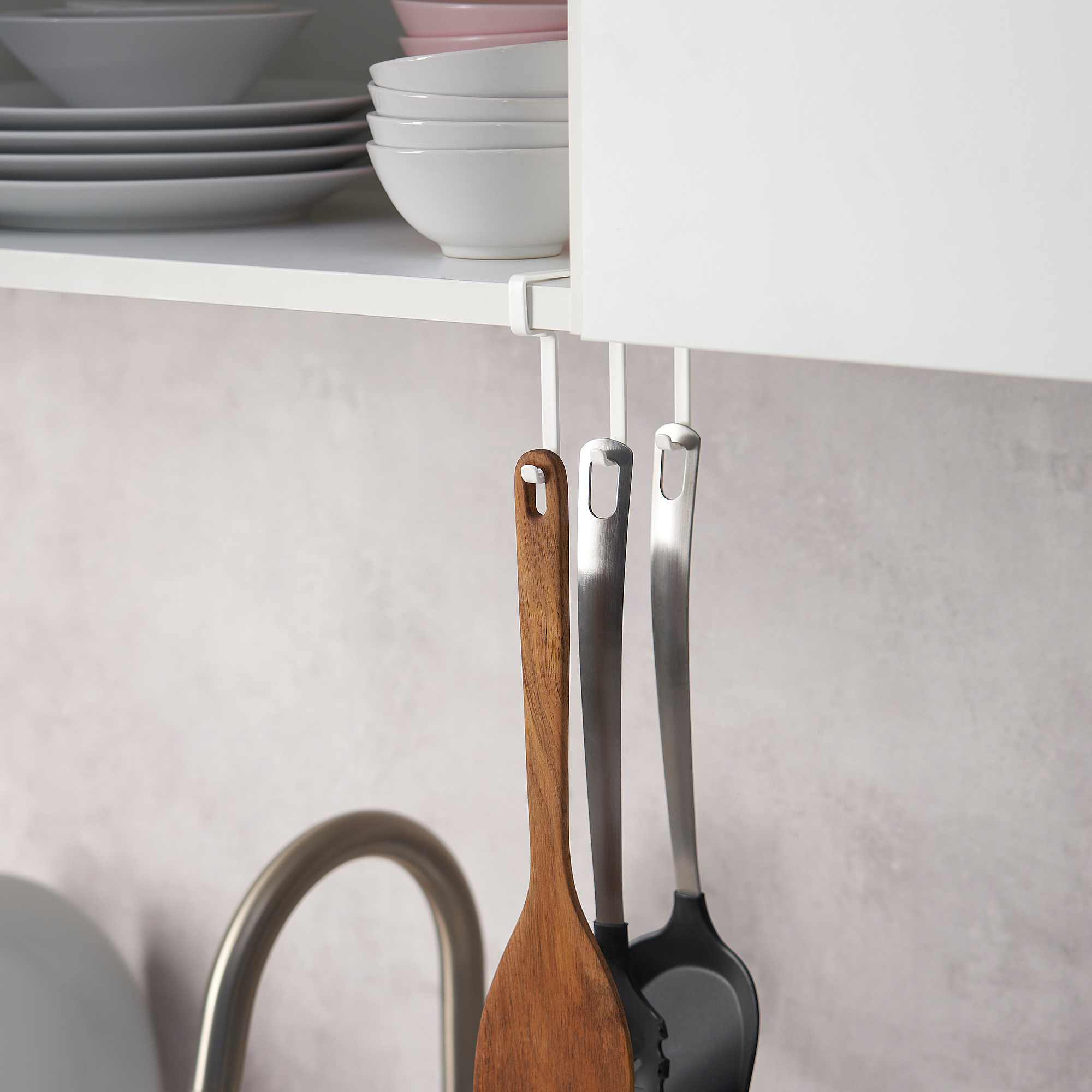 PALYCKE IKEA Рейлинг на зажиме, с крючками