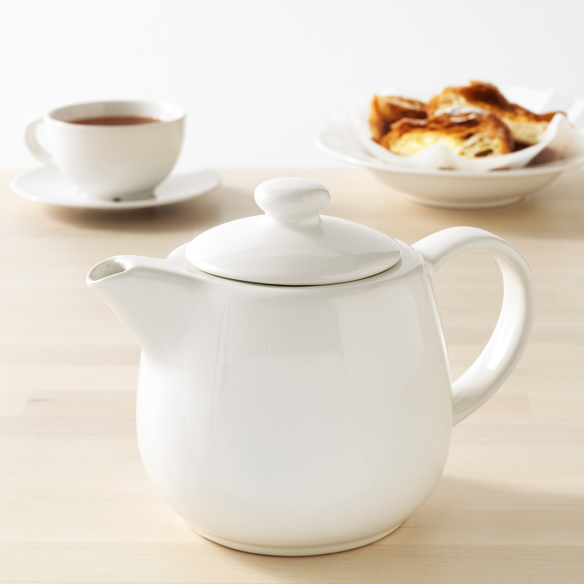 VARDAGEN IKEA Чайник заварочный, 1.2 л, белый с оттенком