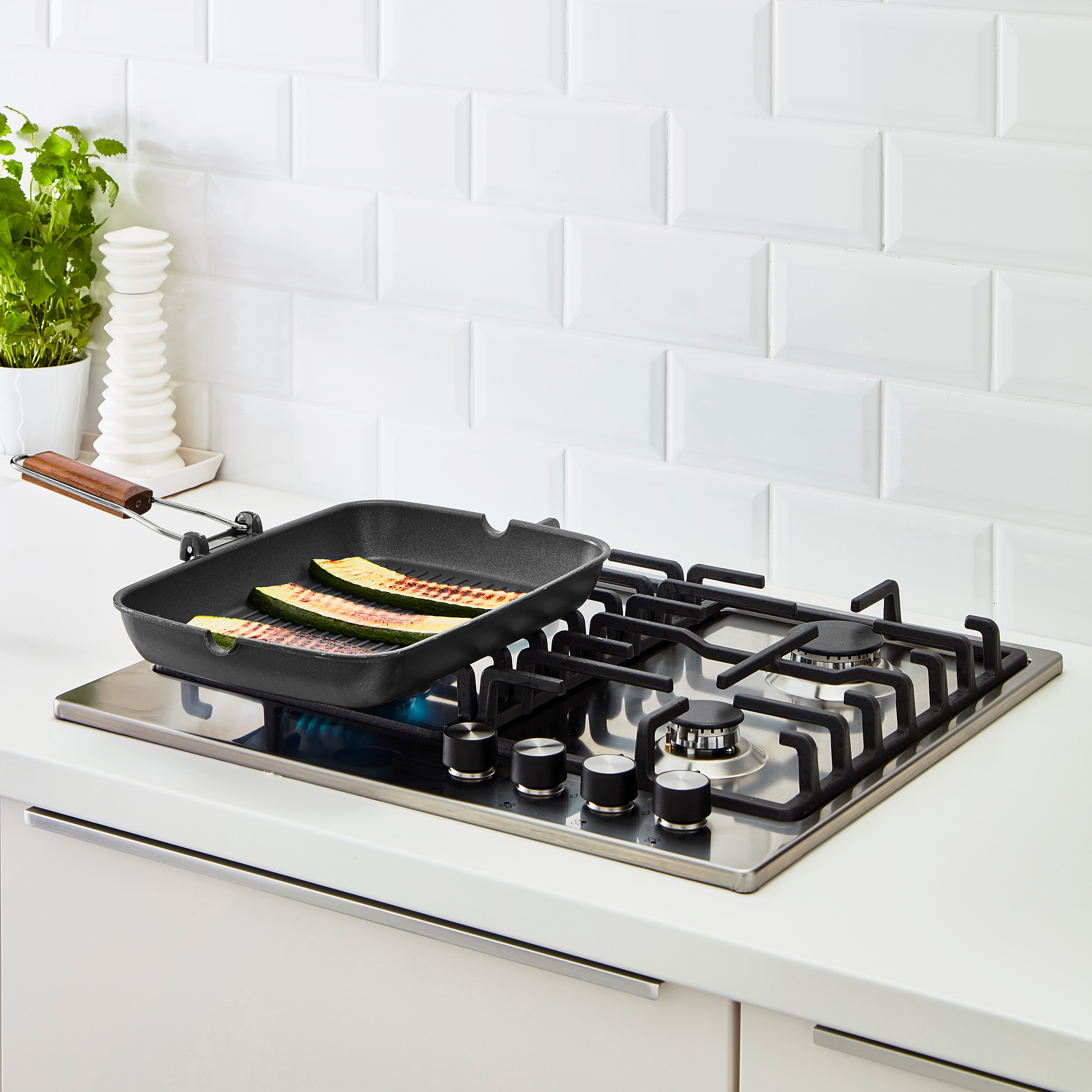 GRILLA IKEA Cковорода для гриля, 36x26 см, teflon®