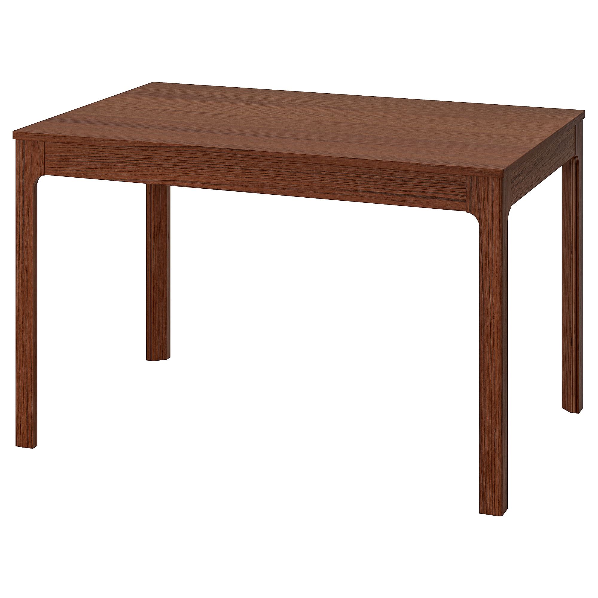 EKEDALEN IKEA Раздвижной стол, коричневый, 120/180x80 см