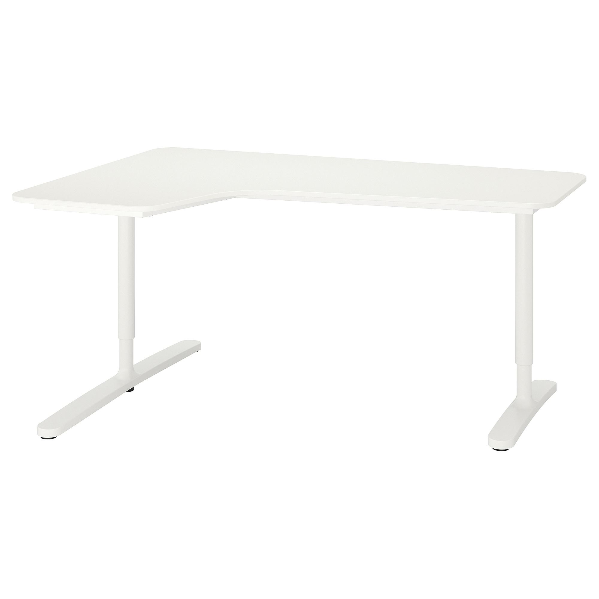 BEKANT IKEA Стол, белый, левый, 160x110 cm  (ТОВАР ВЫШЕЛ ИЗ АССОРТИМЕНТА)
