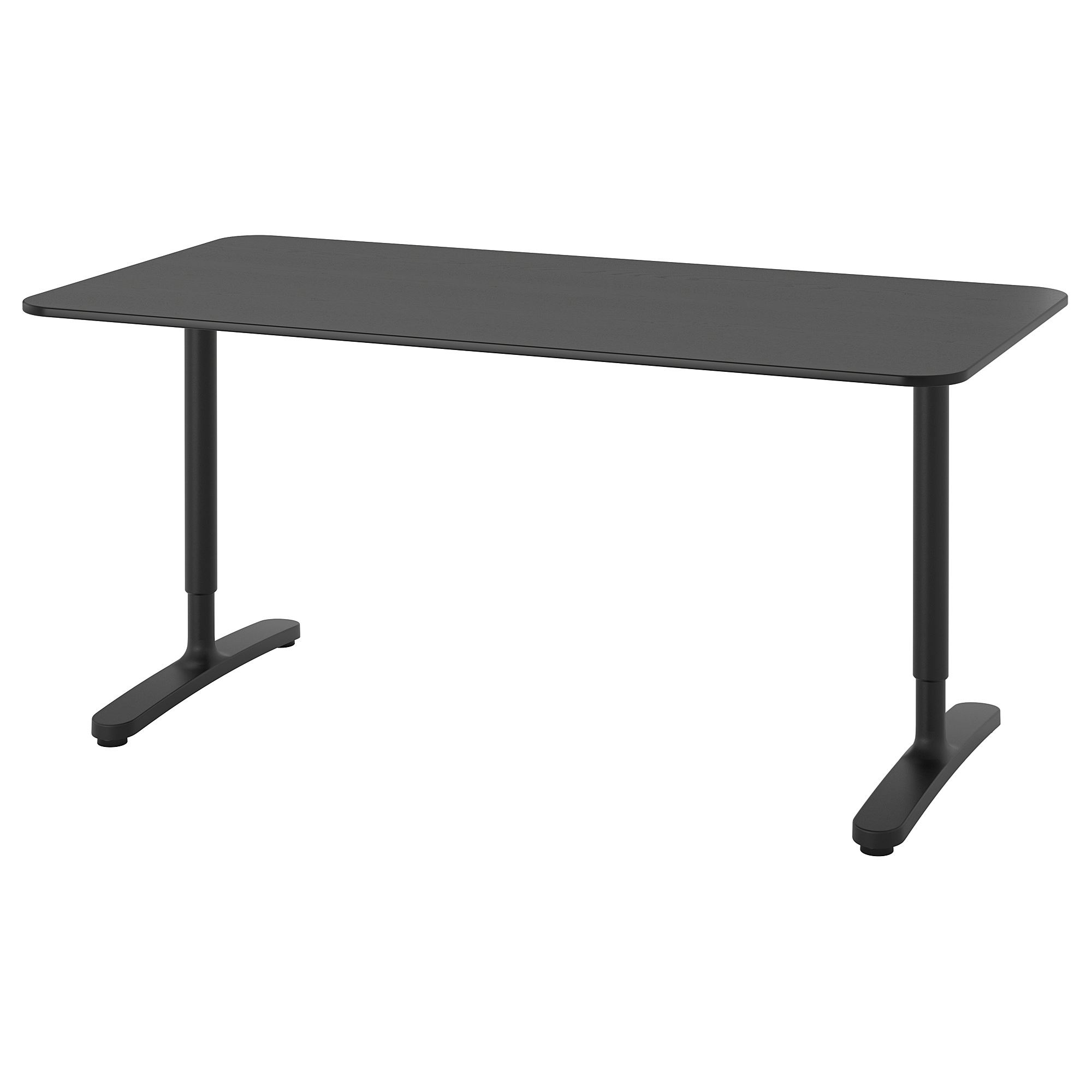 BEKANT IKEA Стол, чёрный, 160x80 cm  (ТОВАР ВЫШЕЛ ИЗ АССОРТИМЕНТА)