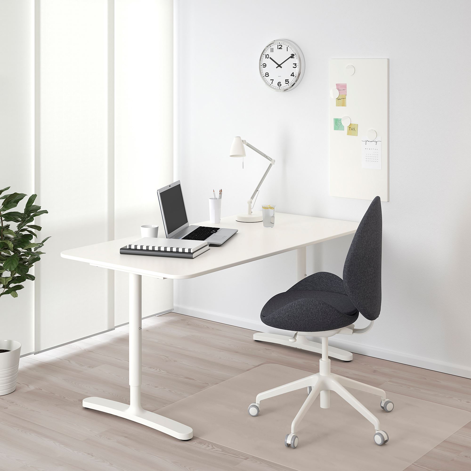 BEKANT IKEA Стол, белый, 160x80 cm  (ТОВАР ВЫШЕЛ ИЗ АССОРТИМЕНТА)