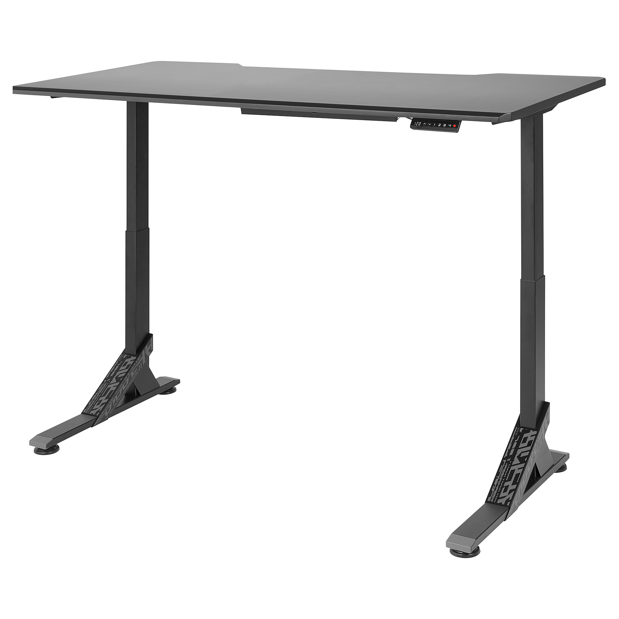 UPPSPEL IKEA Геймерский стол, 180x80 см, черный  (ТОВАР ВЫШЕЛ ИЗ АССОРТИМЕНТА)