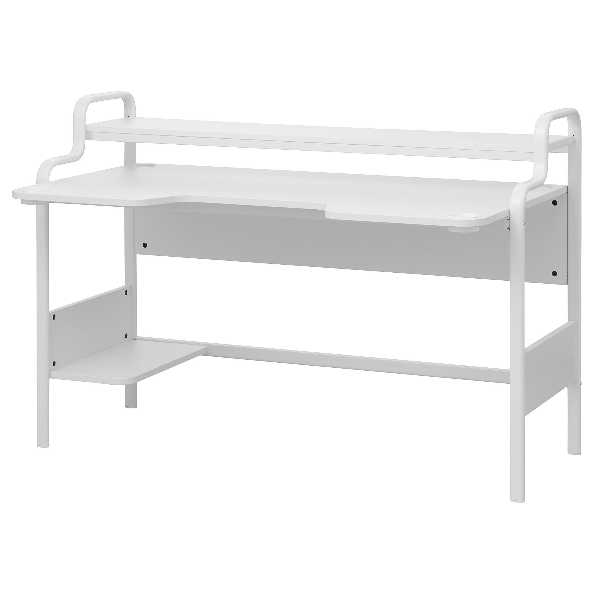 FRDDE IKEA Геймерский стол, 140x74x73 см, белый  (ТОВАР ВЫШЕЛ ИЗ АССОРТИМЕНТА)