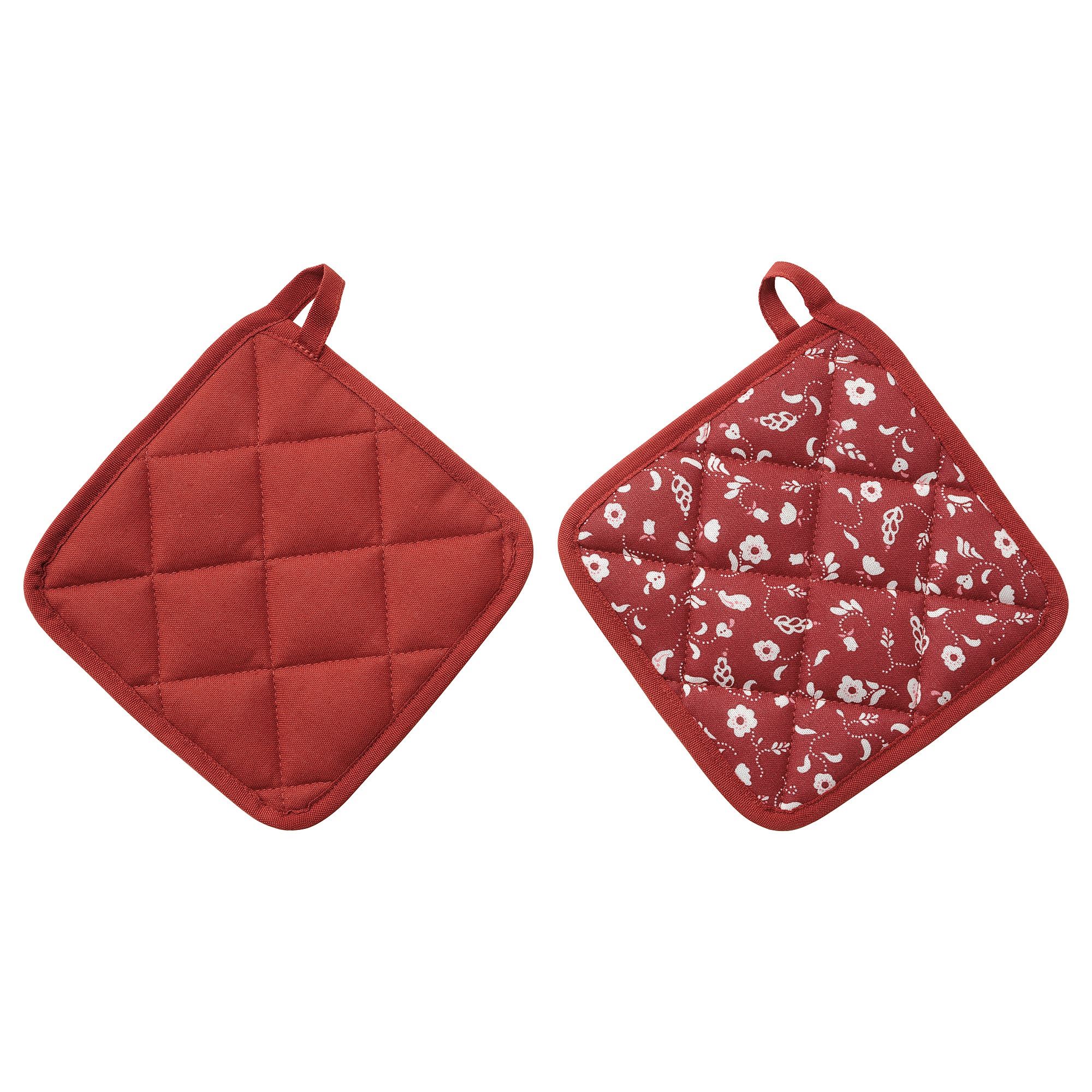 INAMARIA IKEA Прихватка, красный, 19х19 см, 2 шт