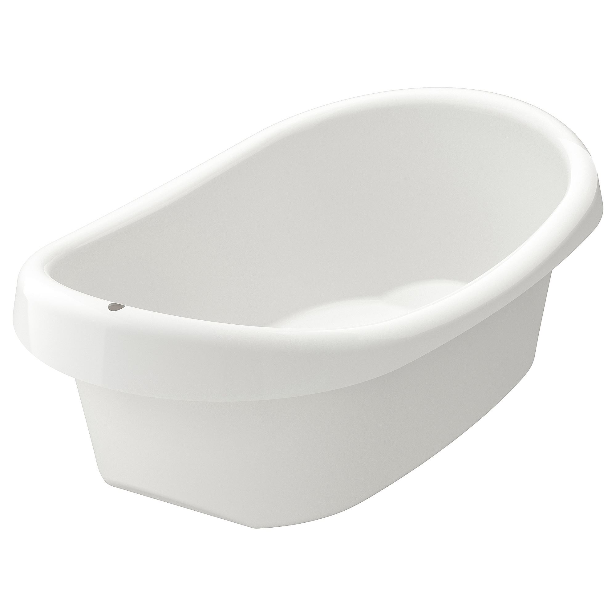 LATTSAM IKEA Ванночка детская, белый/зеленый, 71x43x20 см