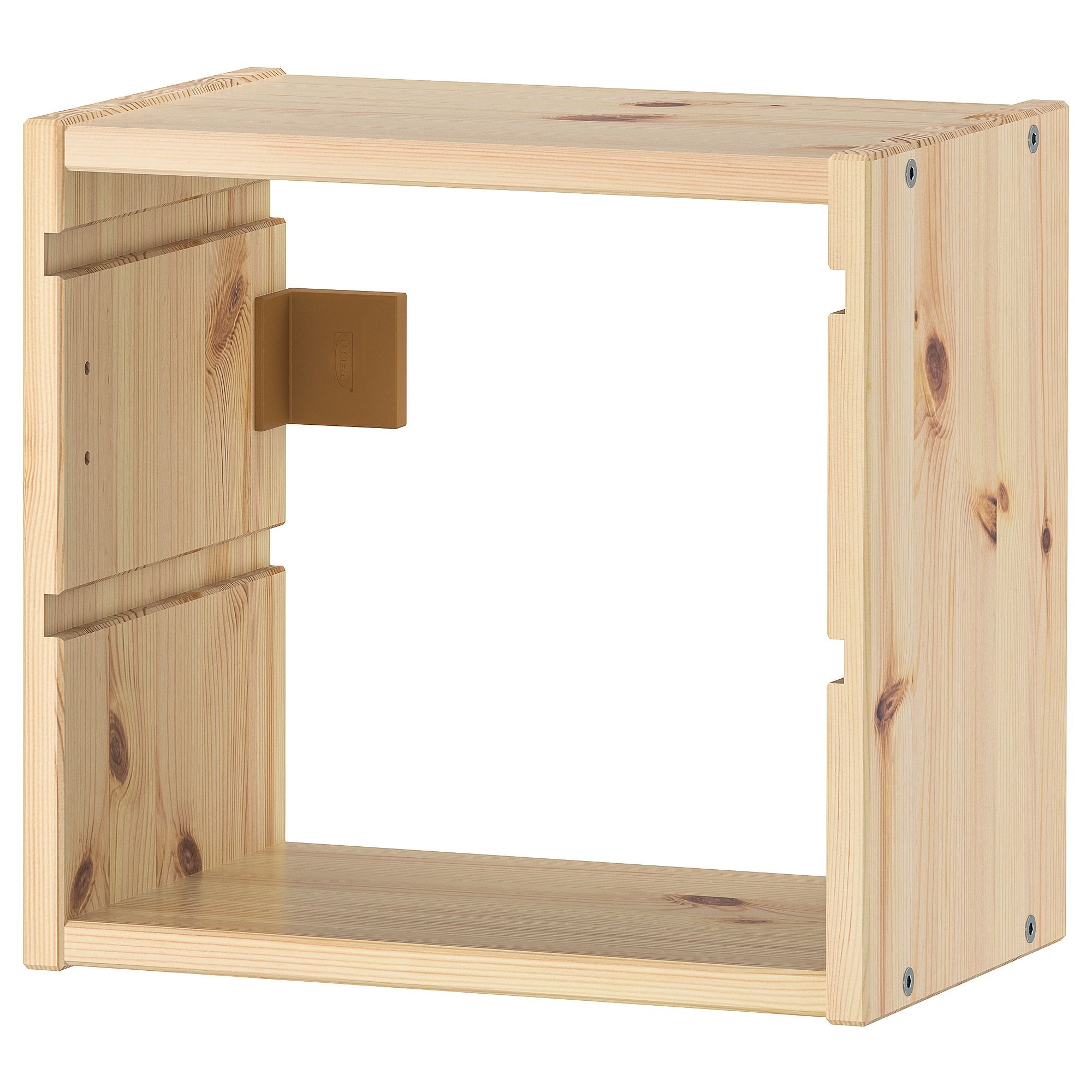 TROFAST IKEA Настенный модуль для хранения, 34x21x30 см, светлая беленая сосна