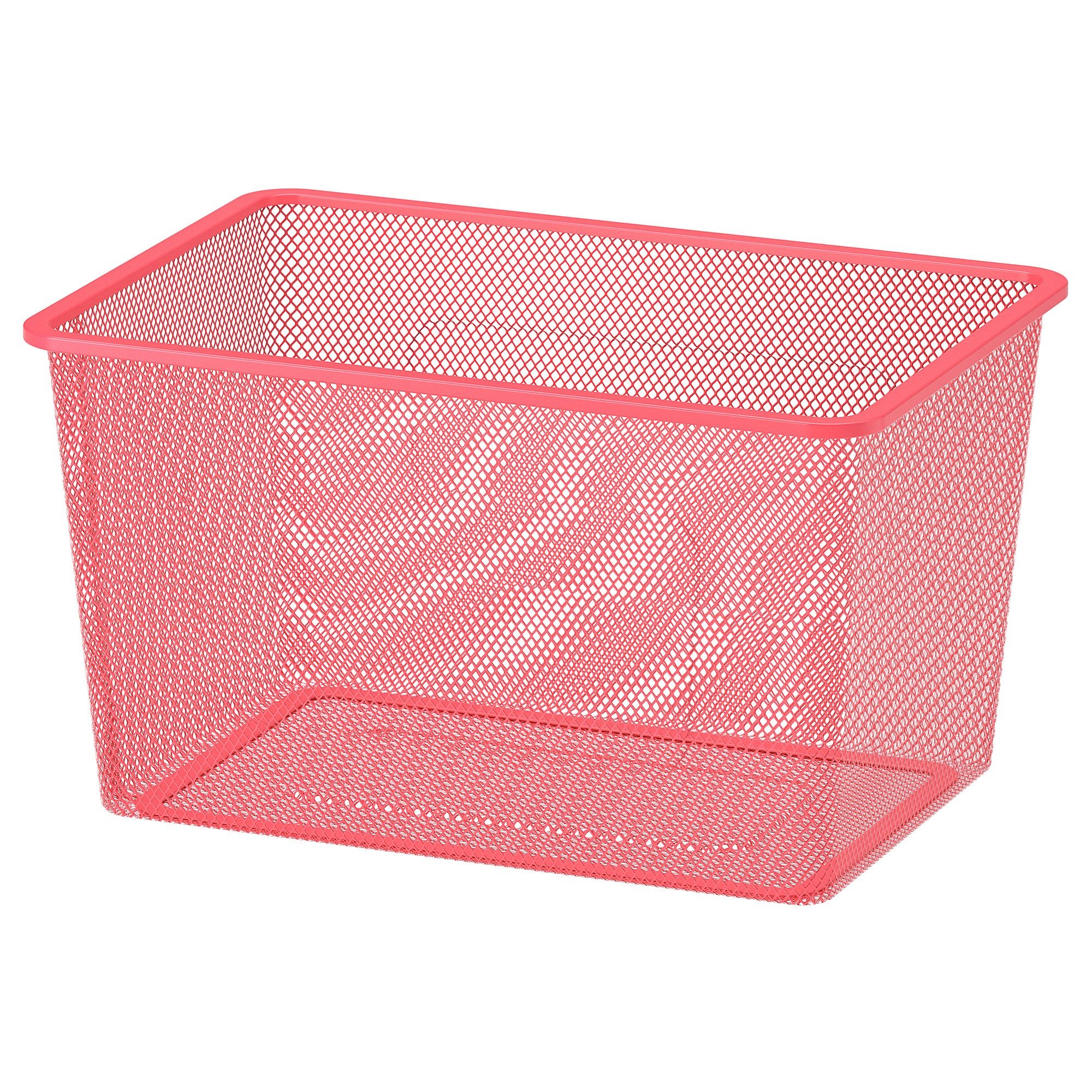 TROFAST IKEA Сетчатый контейнер, 42x30x23 см, светло-красный