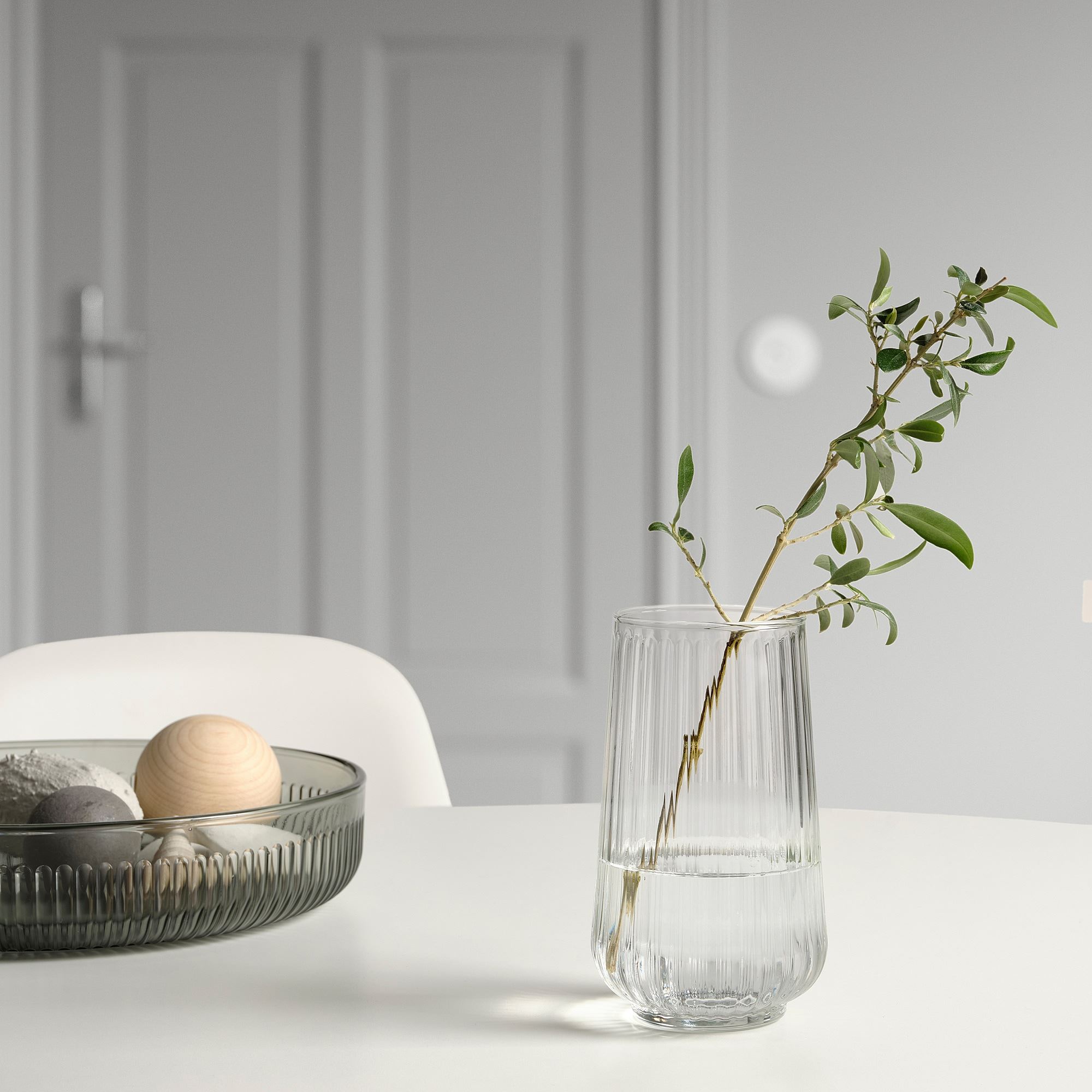 GRADVIS IKEA Ваза, прозрачное стекло,  15 см