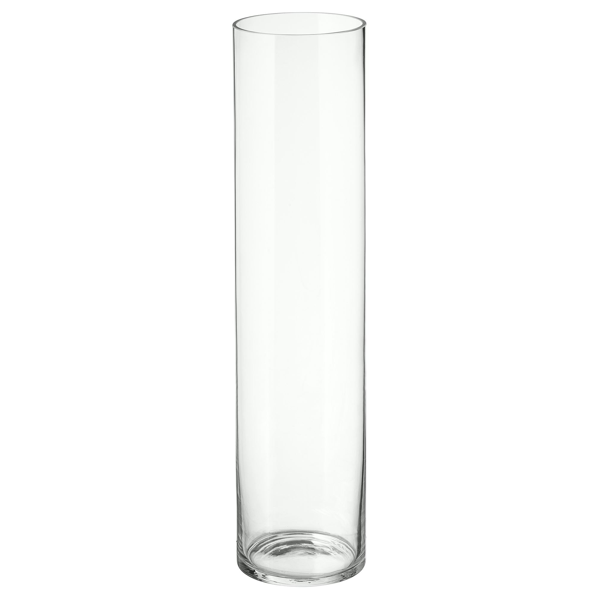 CYLINDER IKEA Ваза, прозрачное стекло, 68 см
