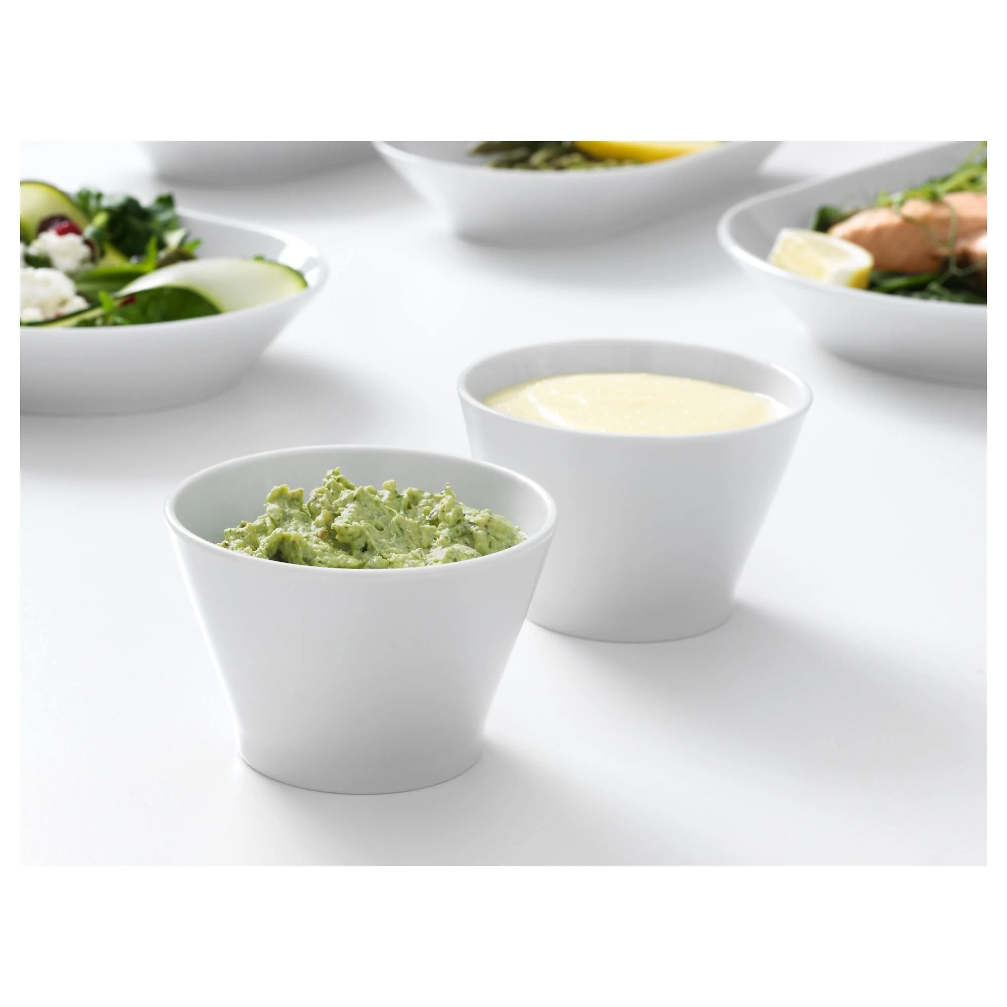 IKEA 365+ Миска, белый, 10 см, 2 шт. (ТОВАР ВЫШЕЛ ИЗ АССОРТИМЕНТА)