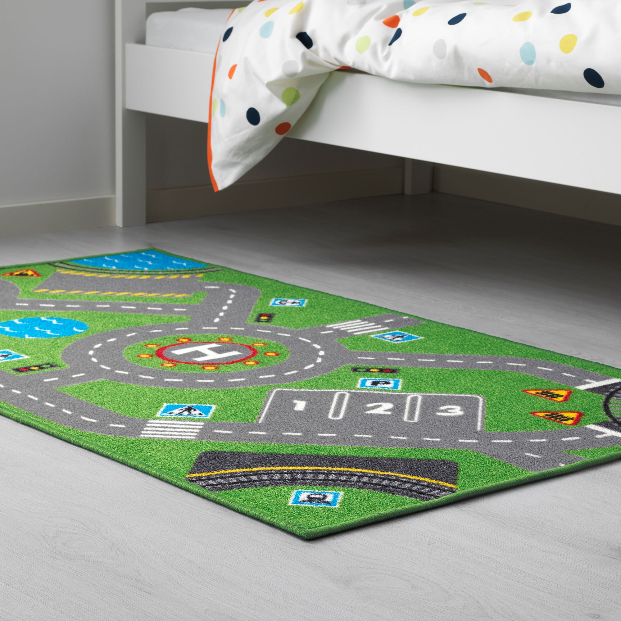 STORABO IKEA Ковер, зеленый, 75x133 см