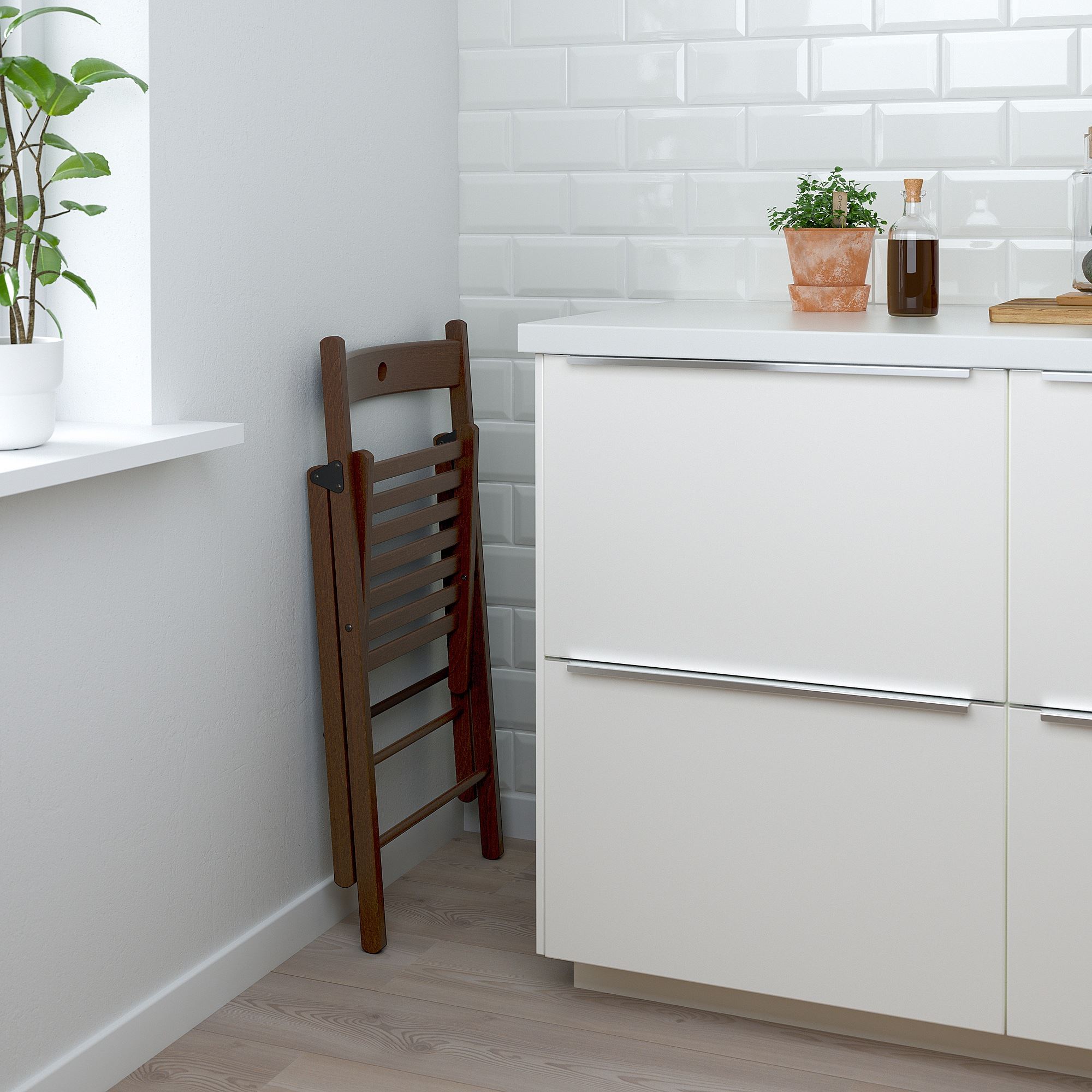 FROSVI IKEA Стул складной, коричневый