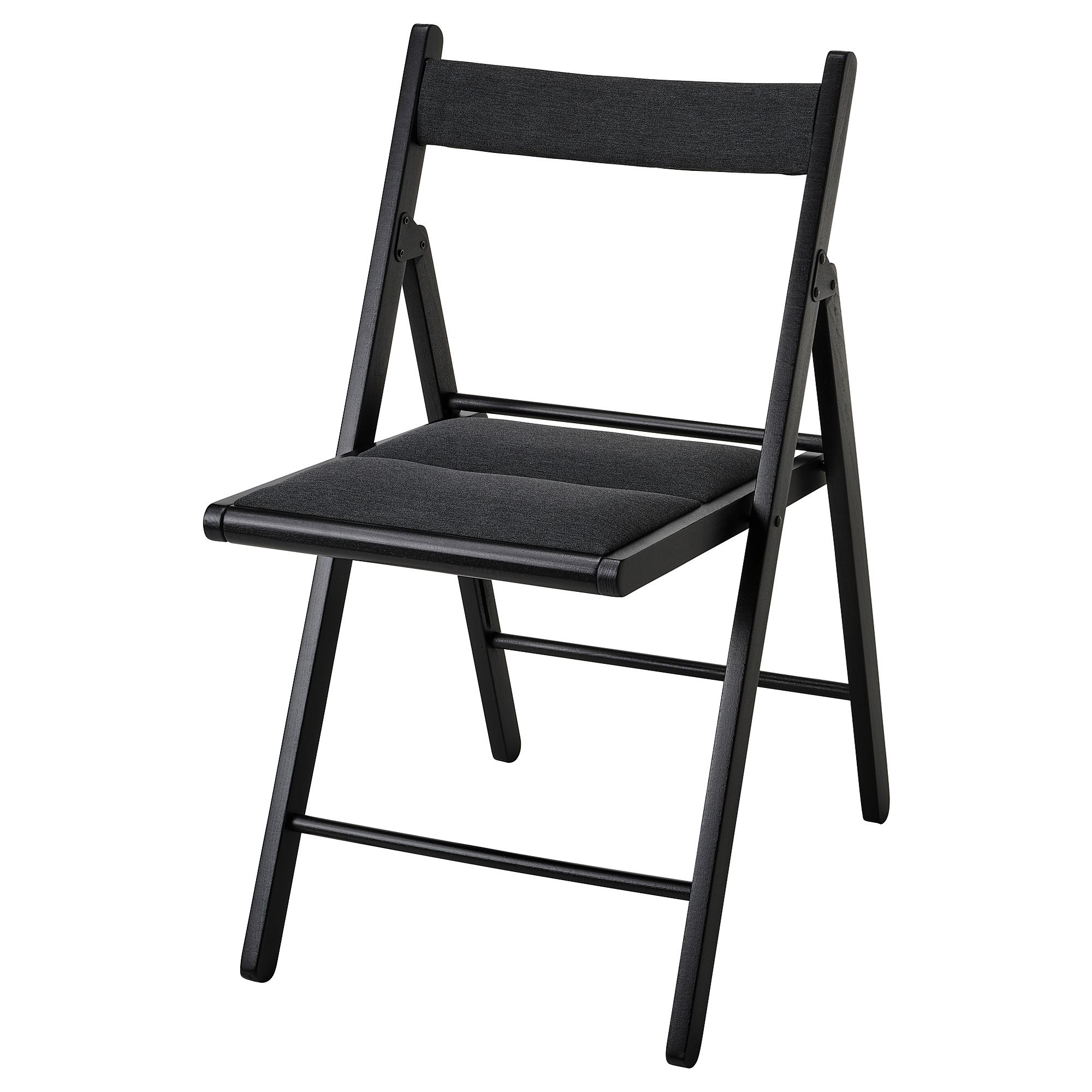 FROSVI IKEA Стул складной, черный/кnisa темно-серый