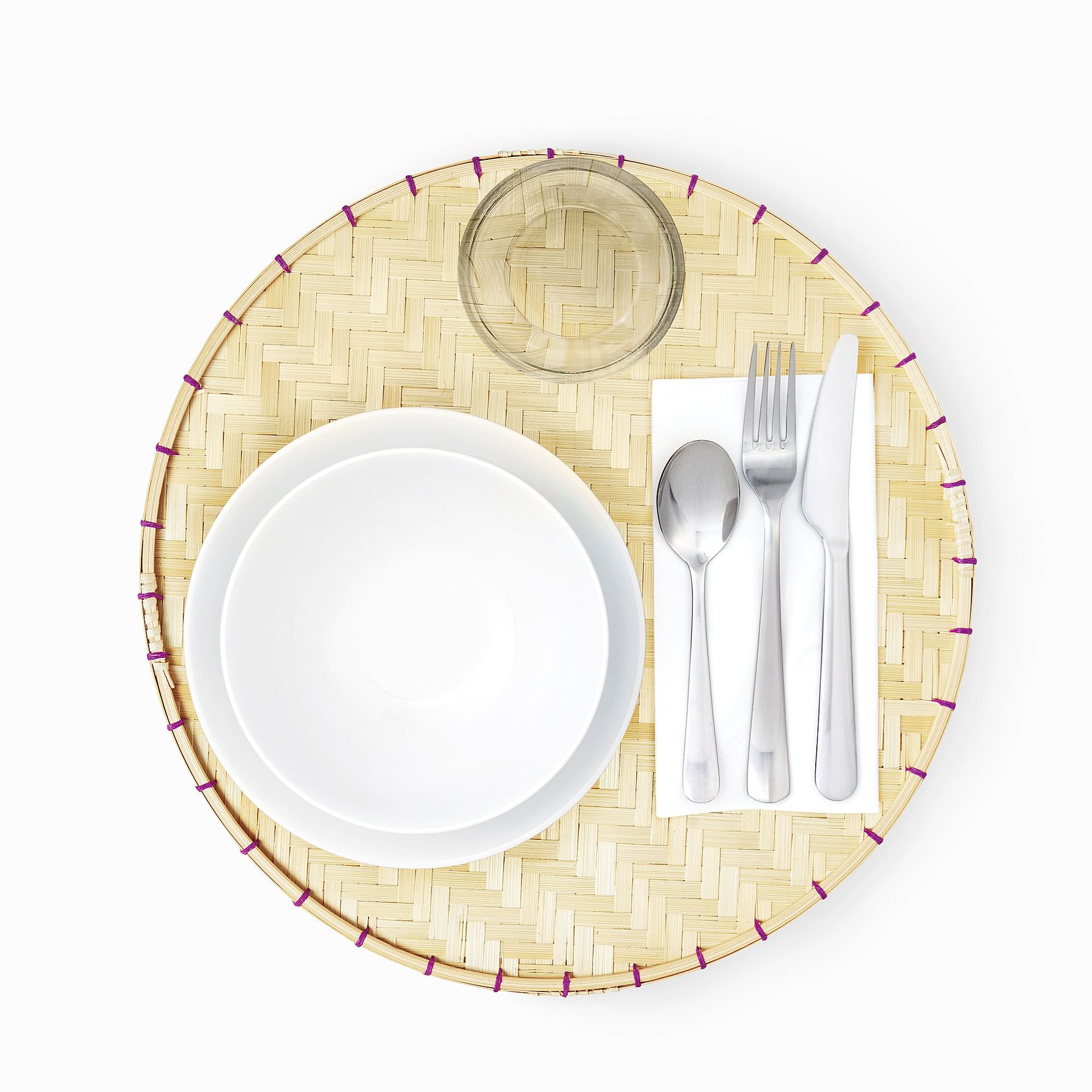 SOMMARFLOX IKEA Салфетка под прибор, бамбук, 35 см  (ТОВАР ВЫШЕЛ ИЗ АССОРТИМЕНТА)