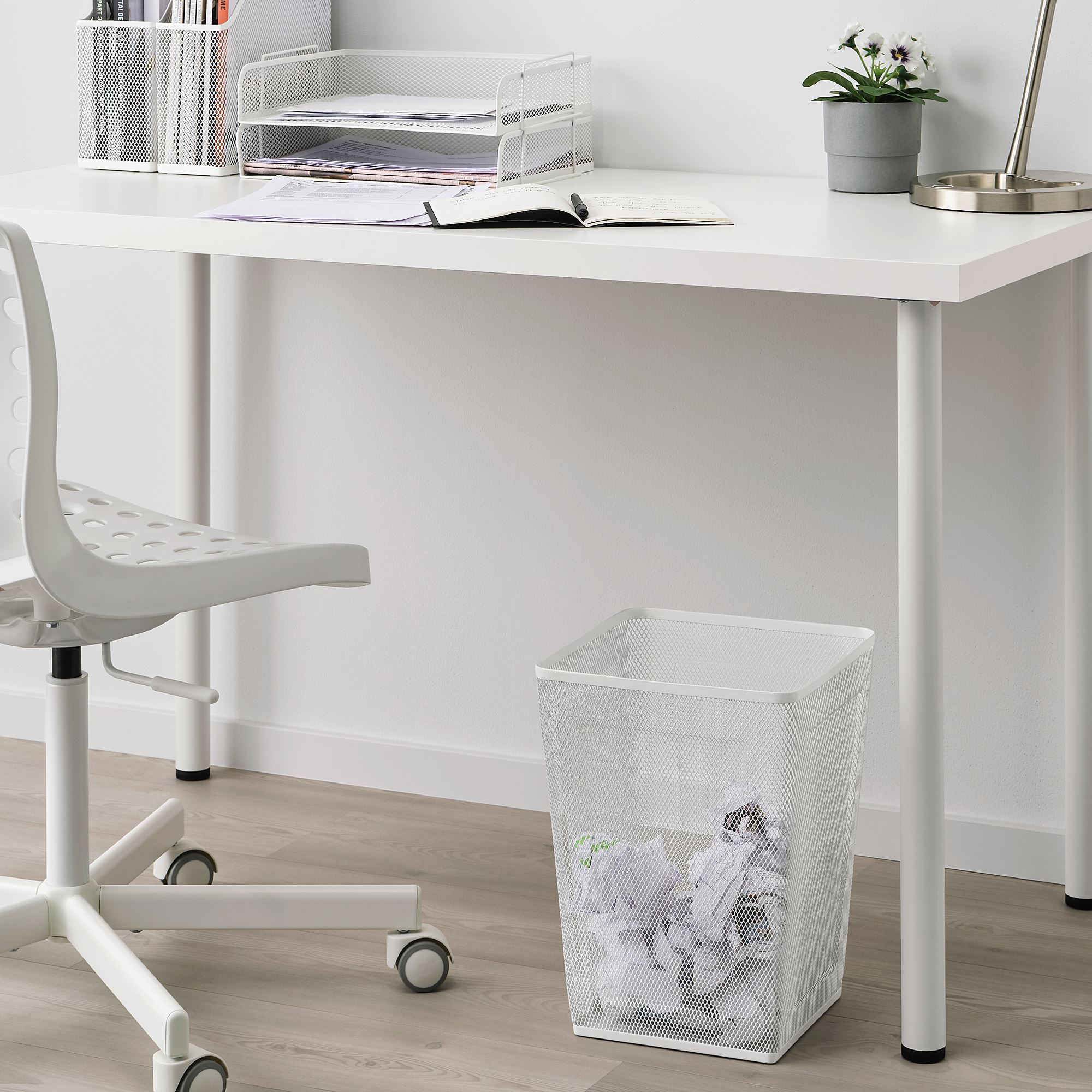 DRONJONS IKEA Корзина для бумаг, белый