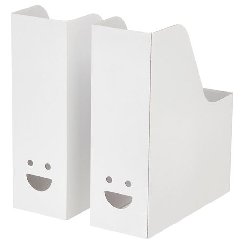 TJABBA IKEA Подставка для журналов, белый, 2 шт.