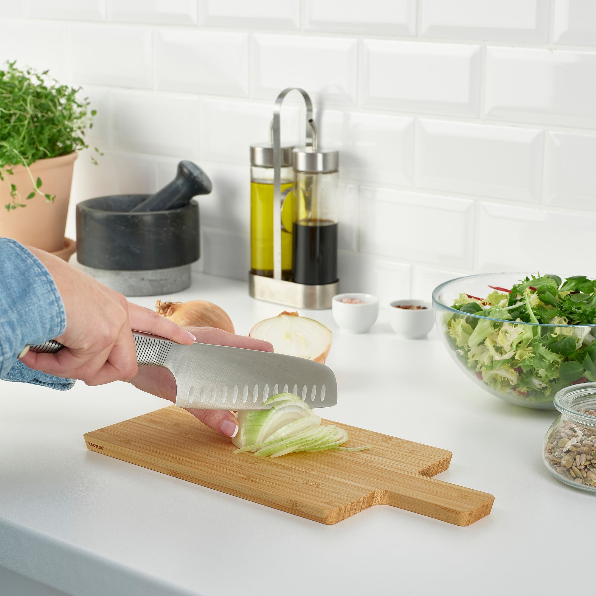 APTITLIG IKEA Разделочная доска, бамбук, 31x15 см