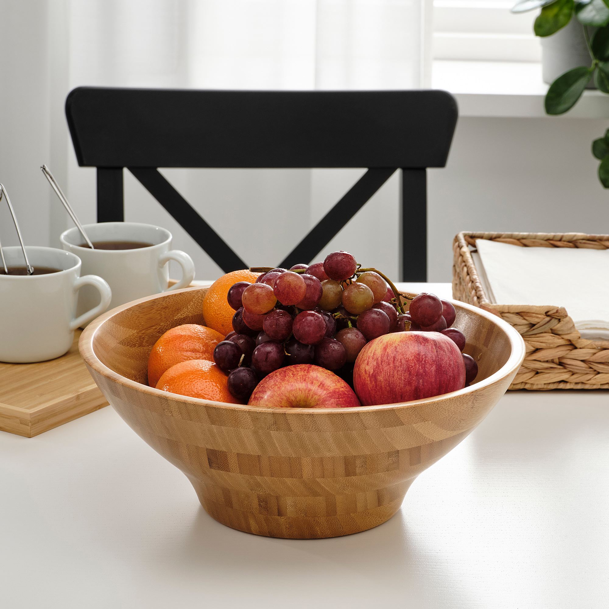 GRONSAKER IKEA Сервировочная миска, 28 см, бамбук, 28 см