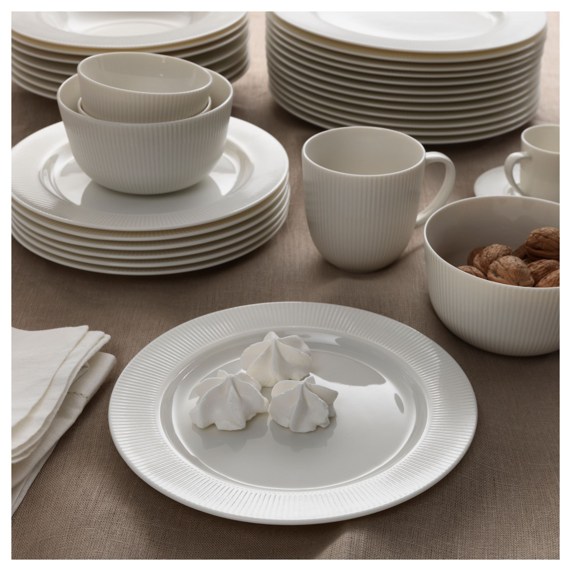 OFANTLIGT IKEA Миска, белый, 13 см
