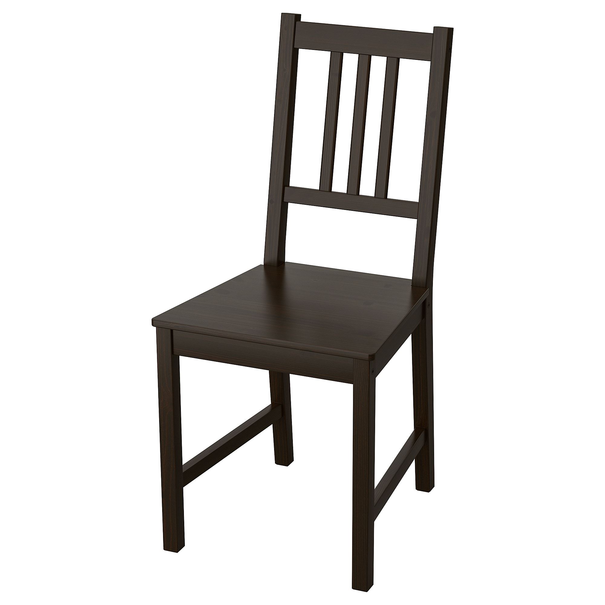 STEFAN IKEA Стул, коричнево-чёрный