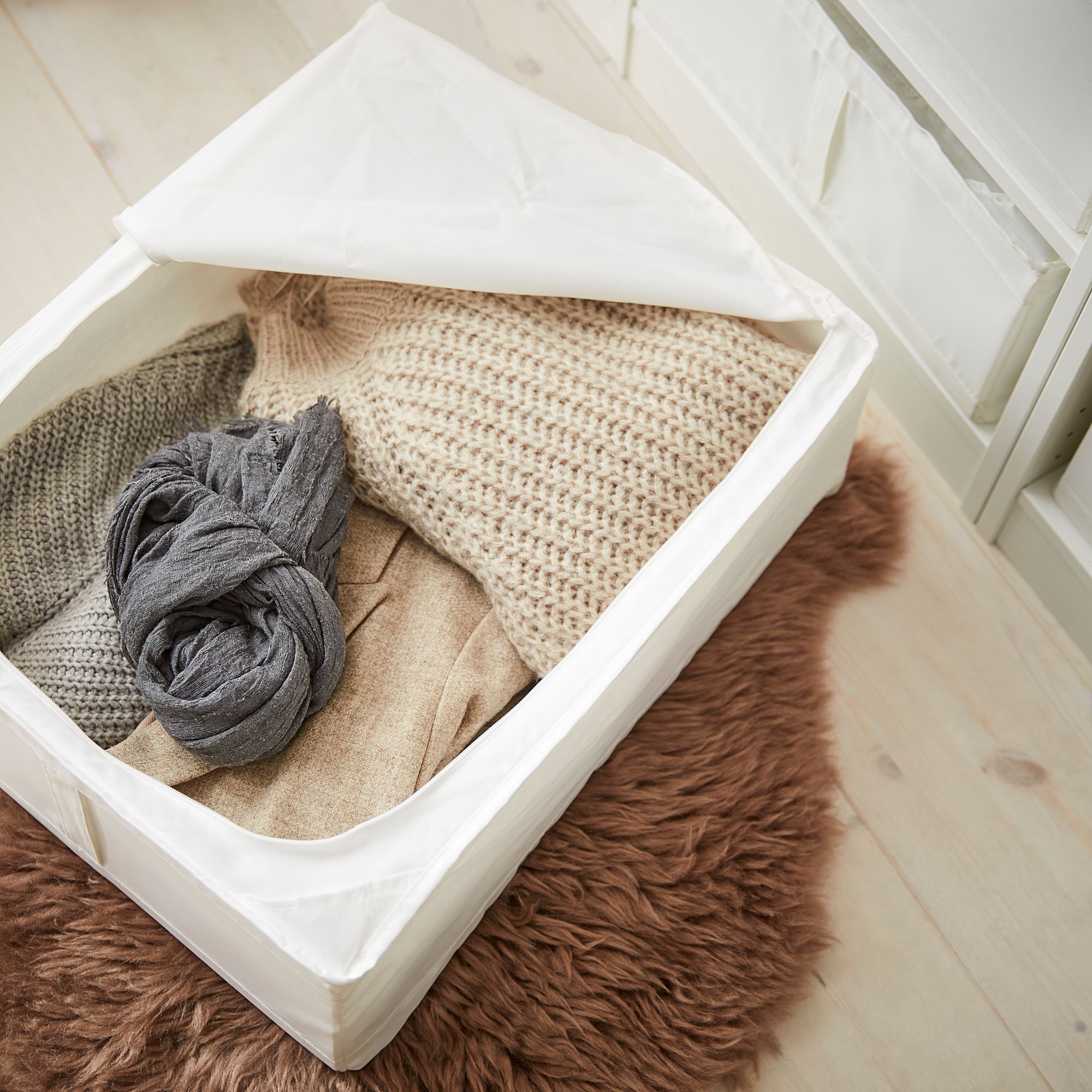 SKUBB IKEA Сумка для хранения, белый, 43x53x19 см